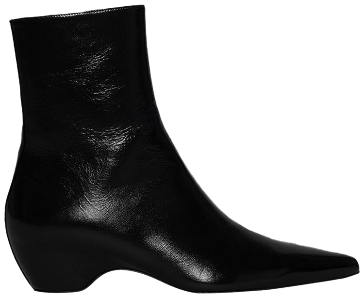 Khaite Wmns Sybil Ankle Boot Black Glaze