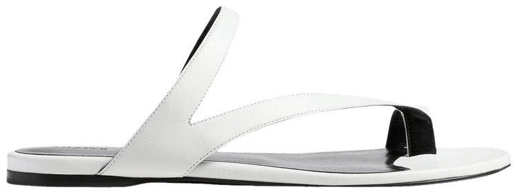 Khaite Wmns Aimee Flat Sandal Optic White