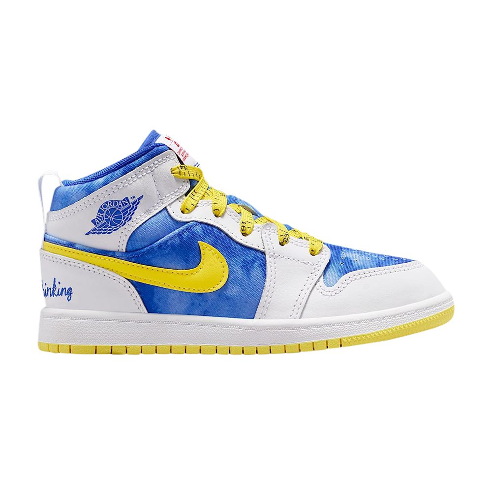 Pre-owned Air Jordan 1 Ps 'sneaker School' | Blue | Kid's Size 13.5