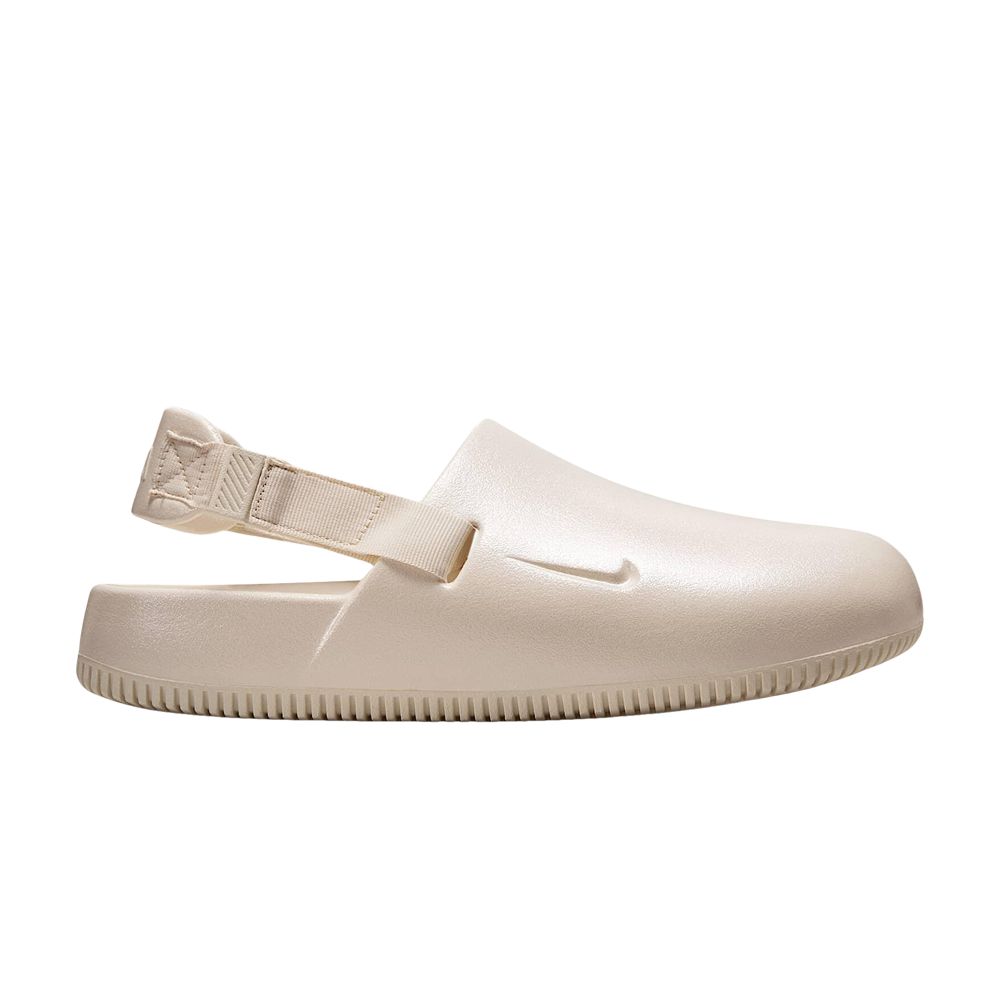 Pre-owned Nike Wmns Calm Mule 'pearlized' | Cream | Women's Size 5 In White