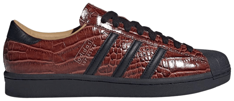 Adidas Superstar Vintage Fox Brown Croc