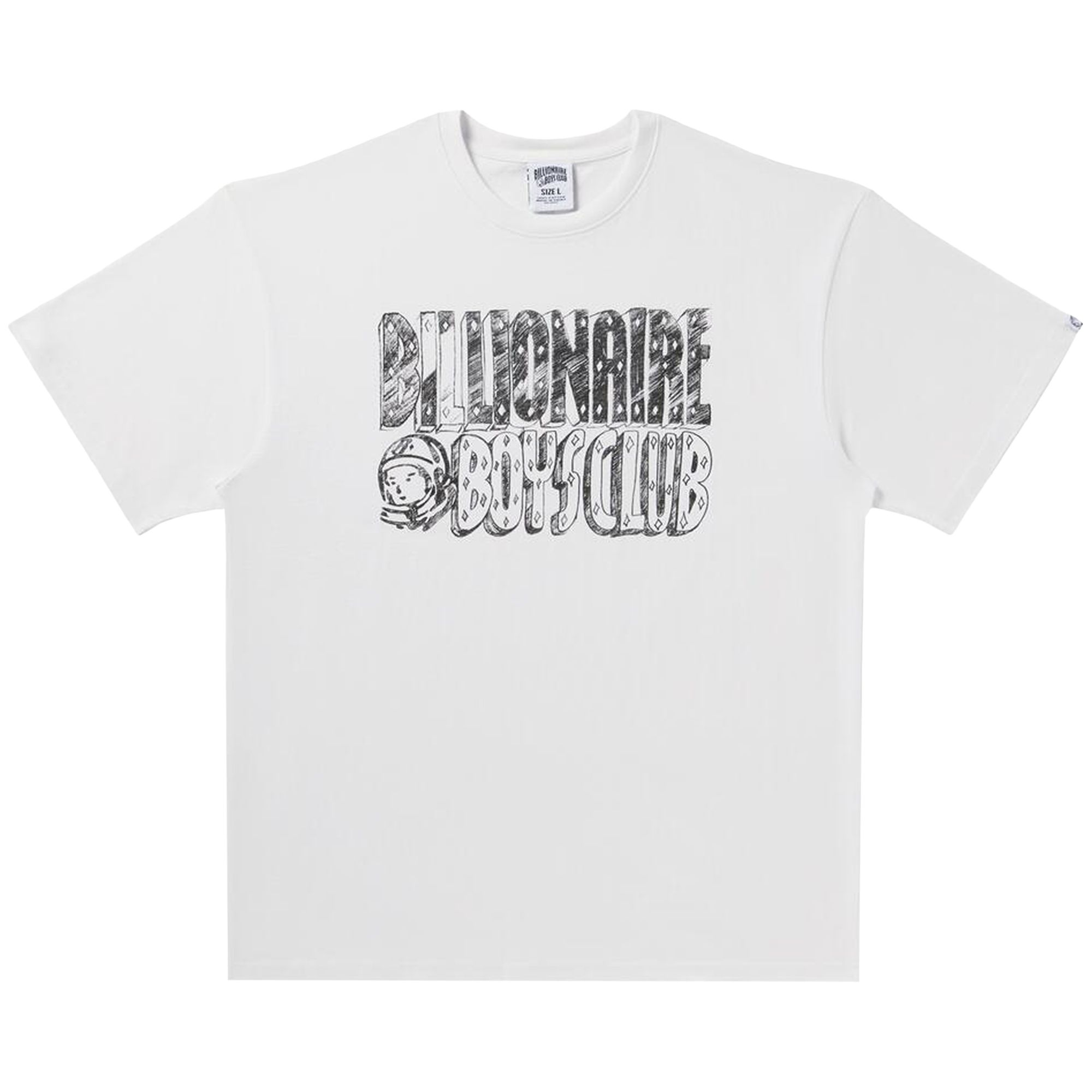 Pre-owned Billionaire Boys Club Sketch Tee 'white' | Men's Size M