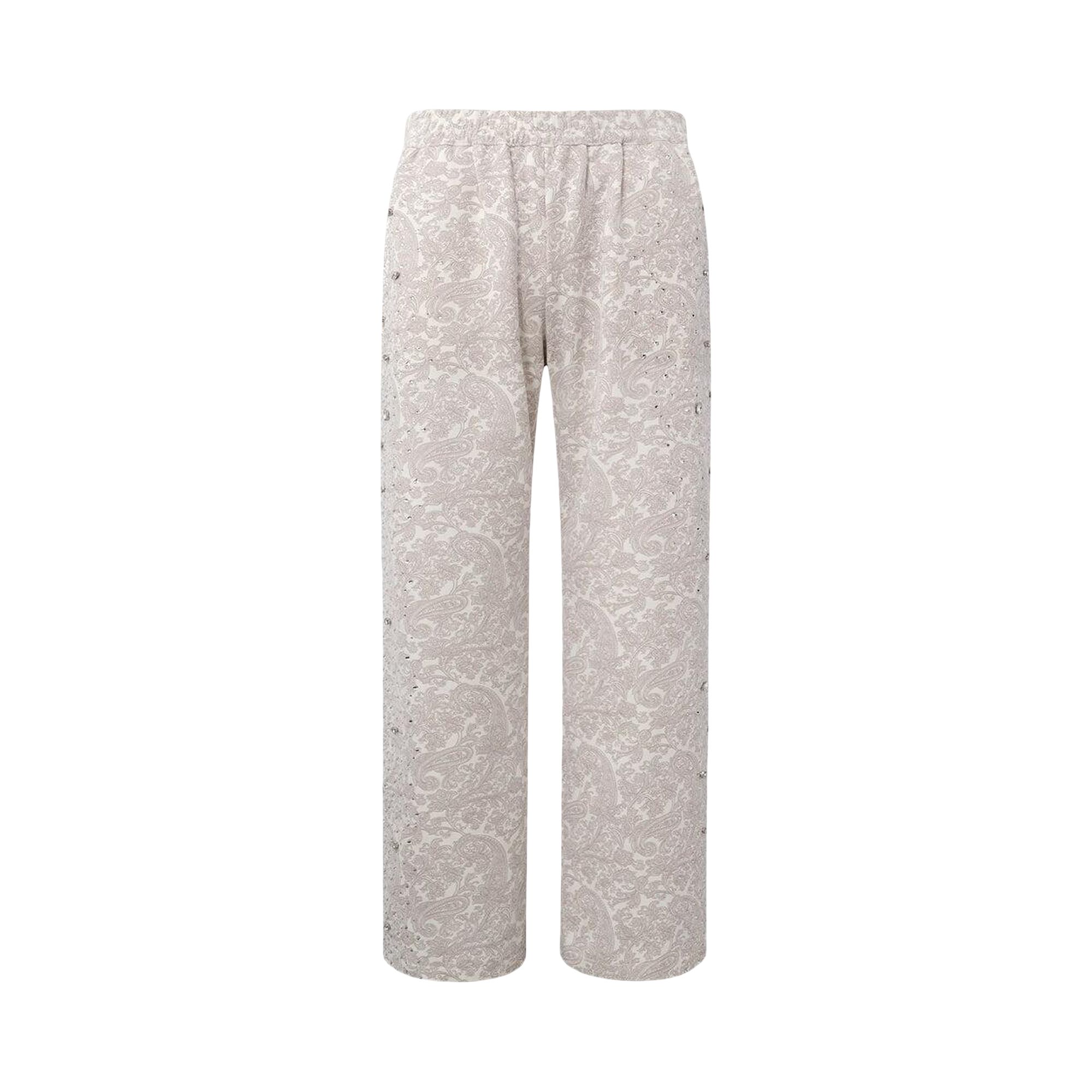 Pre-owned Birth Of Royal Child Cashew Blossom Pearl Sweatpant 'white' | Men's Size M