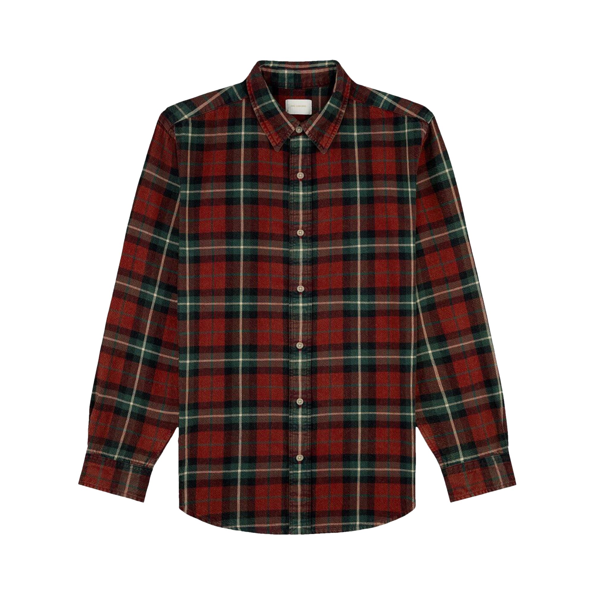 Pre-owned Aimé Leon Dore Plaid Overshirt 'red Plaid' | Men's Size L