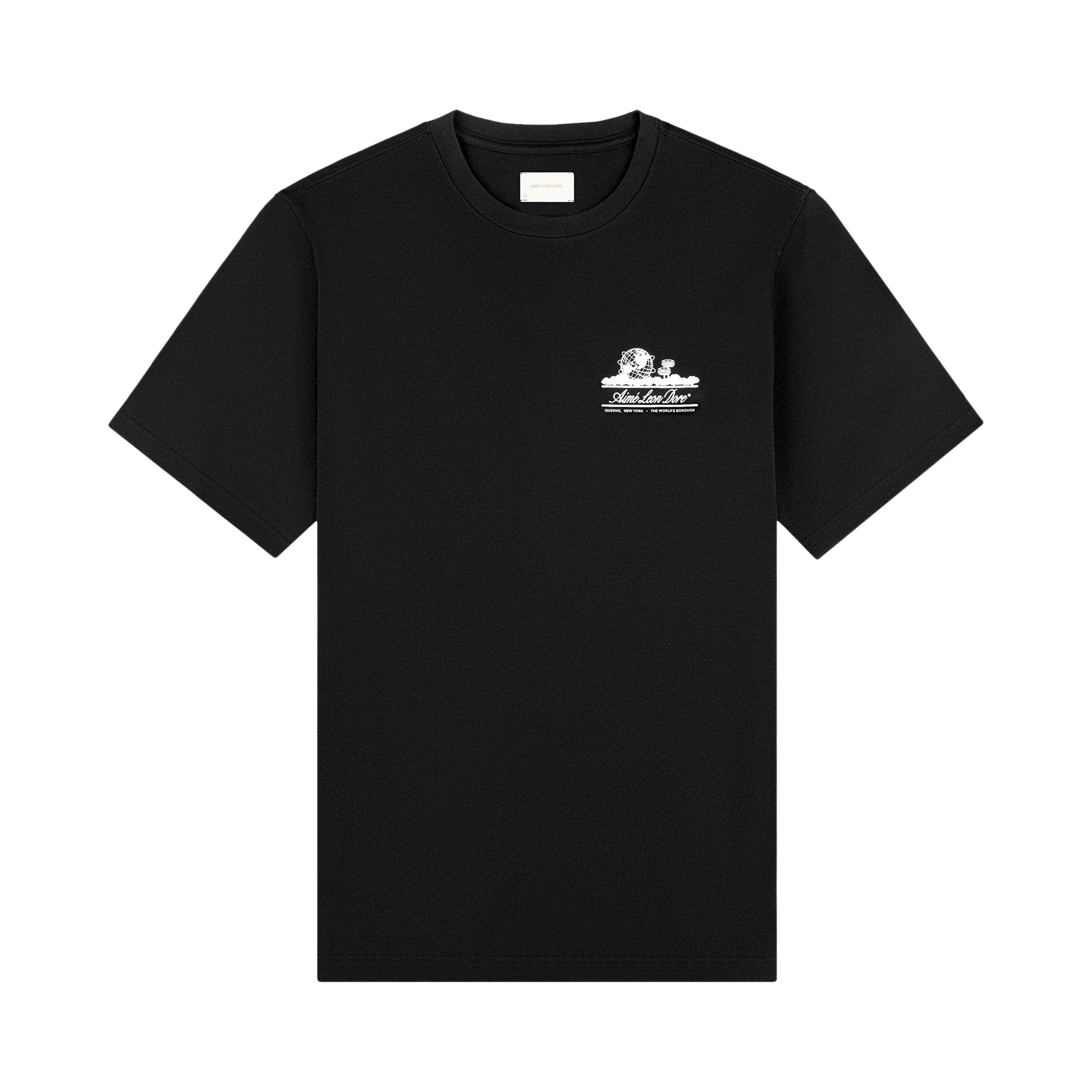 Pre-owned Aimé Leon Dore Unisphere Tee 'jet Black' | Men's Size L