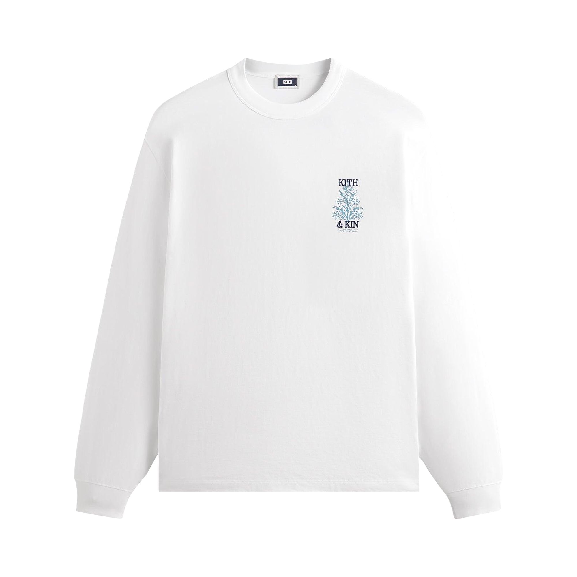 Pre-owned Kith & Kin Botanical Long-sleeve Tee 'white' | Men's Size Xxl