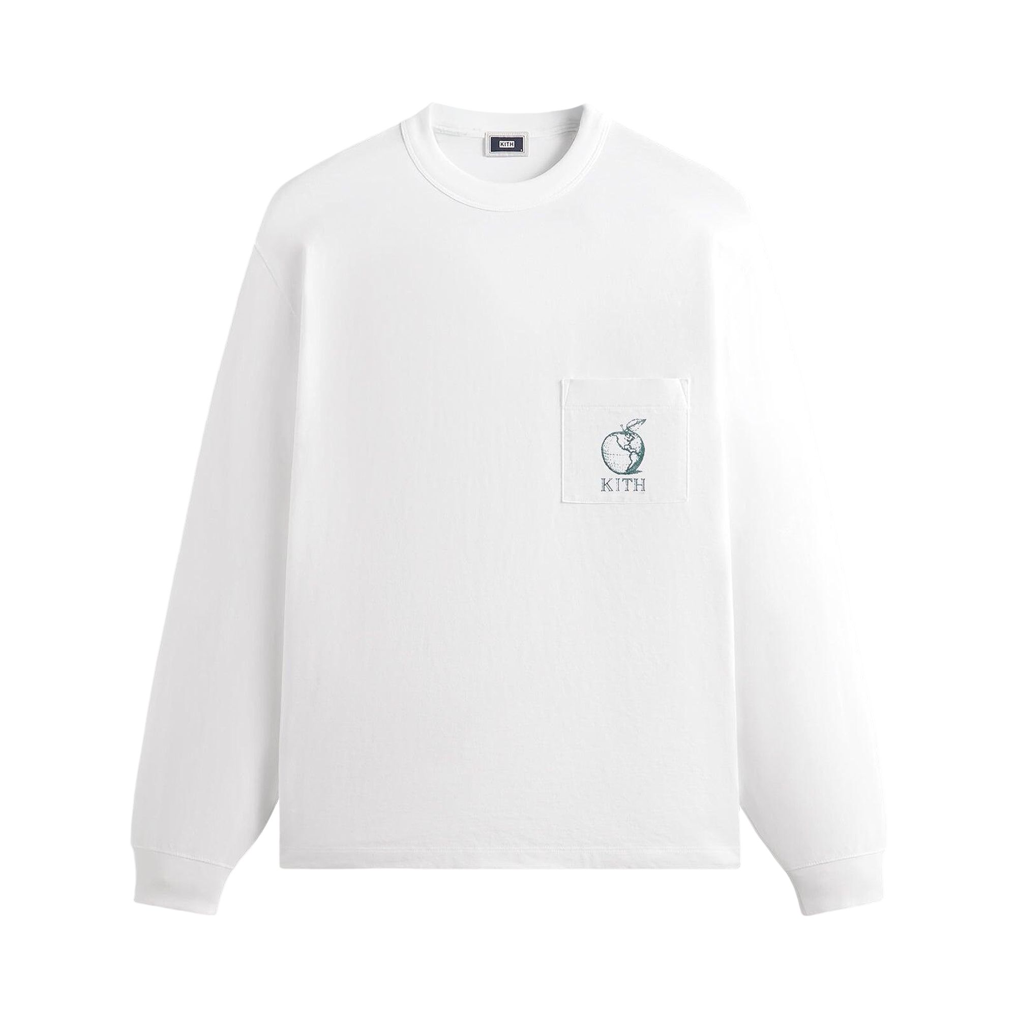 Pre-owned Kith & Kin Universal Apple Long-sleeve Tee 'white' | Men's Size Xxl