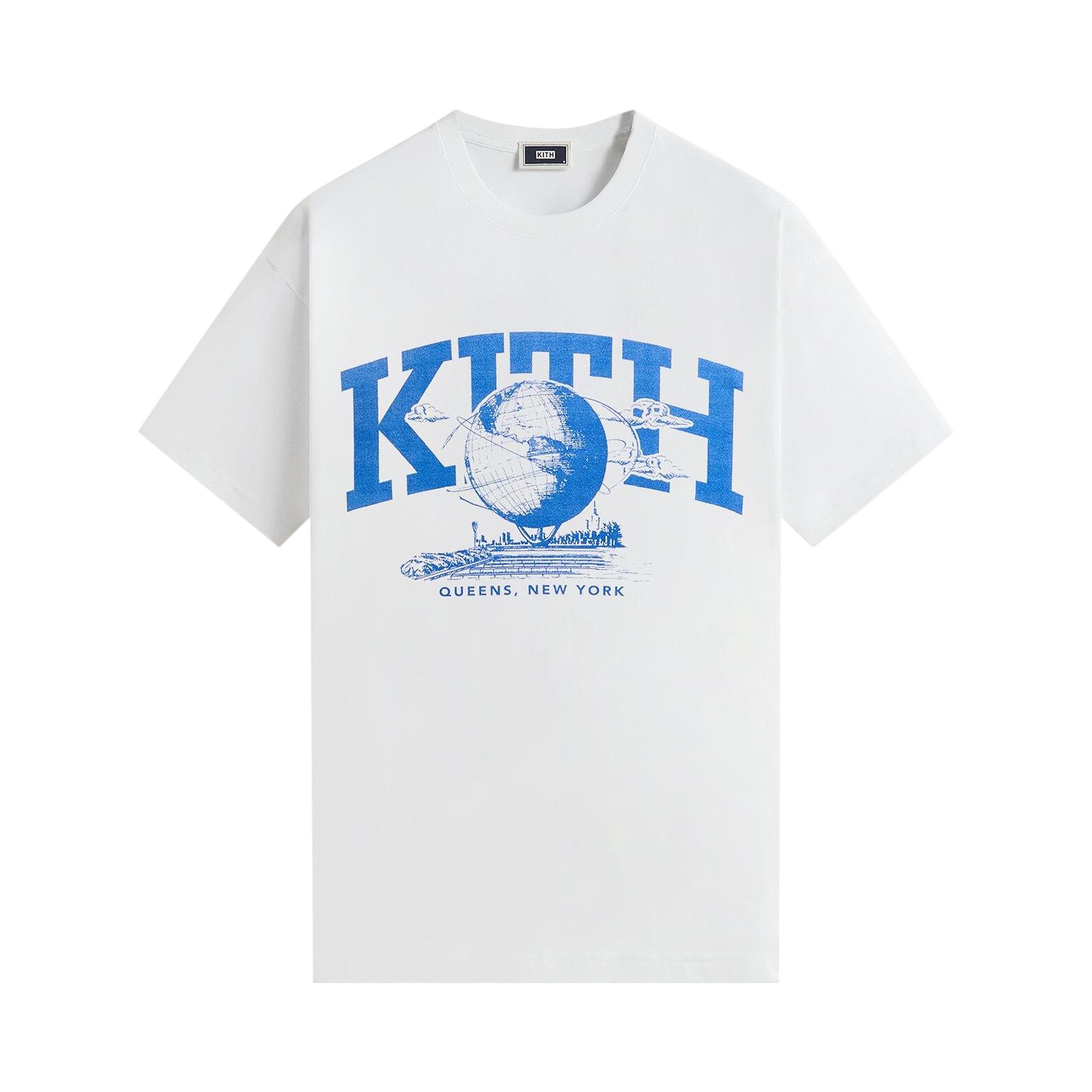 Pre-owned Kith & Kin Queens Unisphere Vintage Tee 'white' | Men's Size L