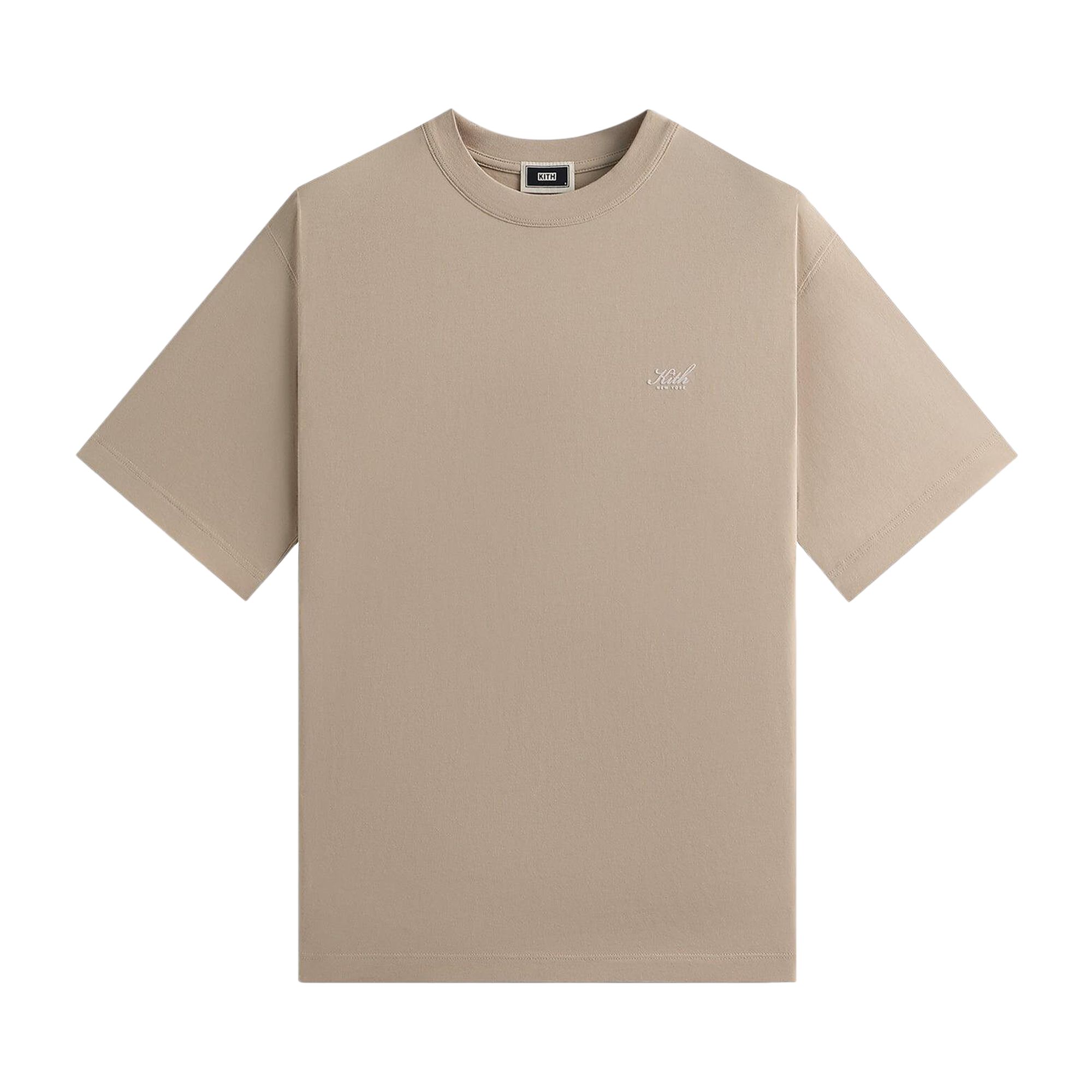 Pre-owned Kith Alex Boxy Tee 'hallow' | White | Men's Size Xs