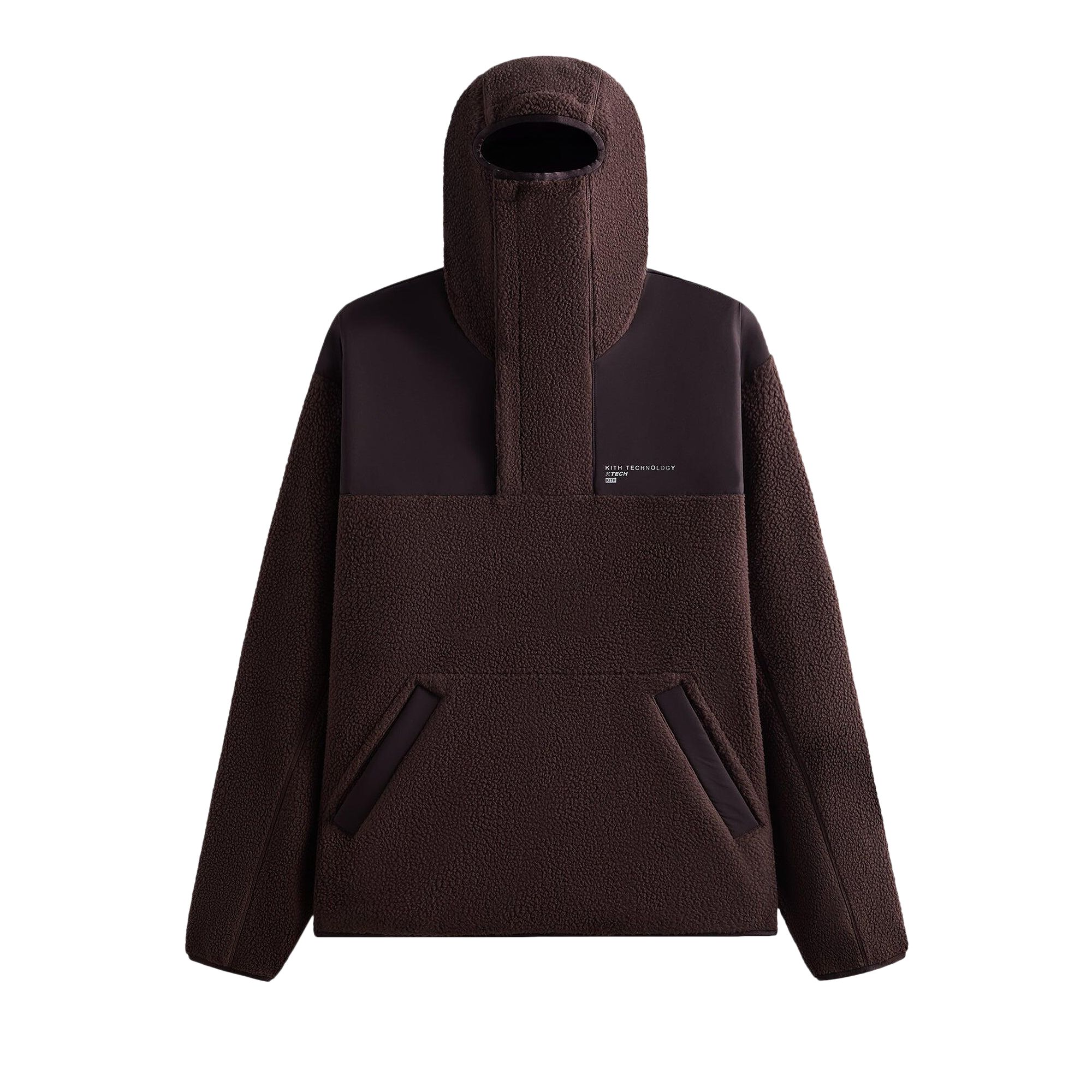Pre-owned Kith Brockwell Sherpa Hoodie 'kindling' | Brown | Men's Size Xxl
