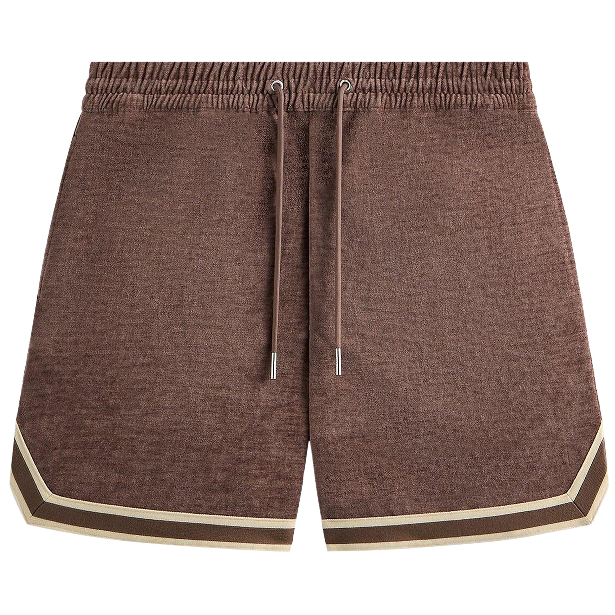 Pre-owned Kith Chenille Curtis Short 'poise' | Tan | Men's Size Xs In Brown