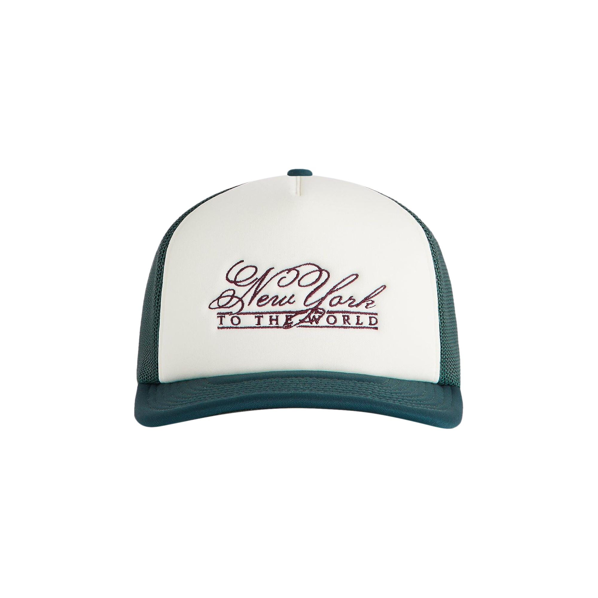 Pre-owned Kith Color-blocked Nolan Trucker 'stadium' | Green | Men's Size Onesize