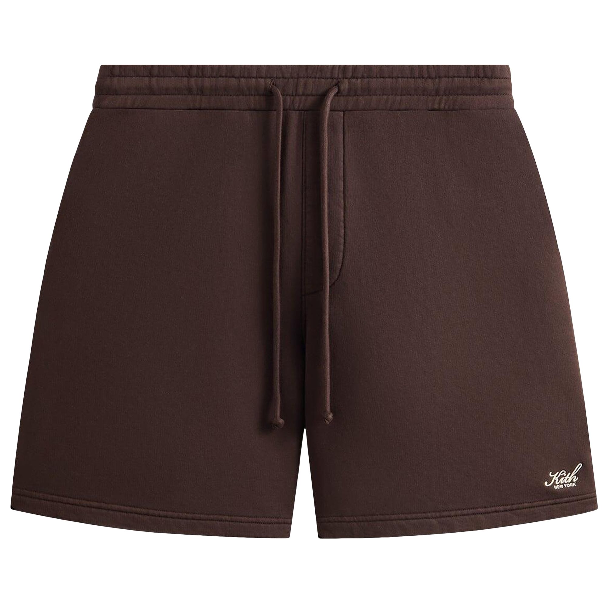 Pre-owned Kith Fleece Curtis Short 'kindling' | Brown | Men's Size M