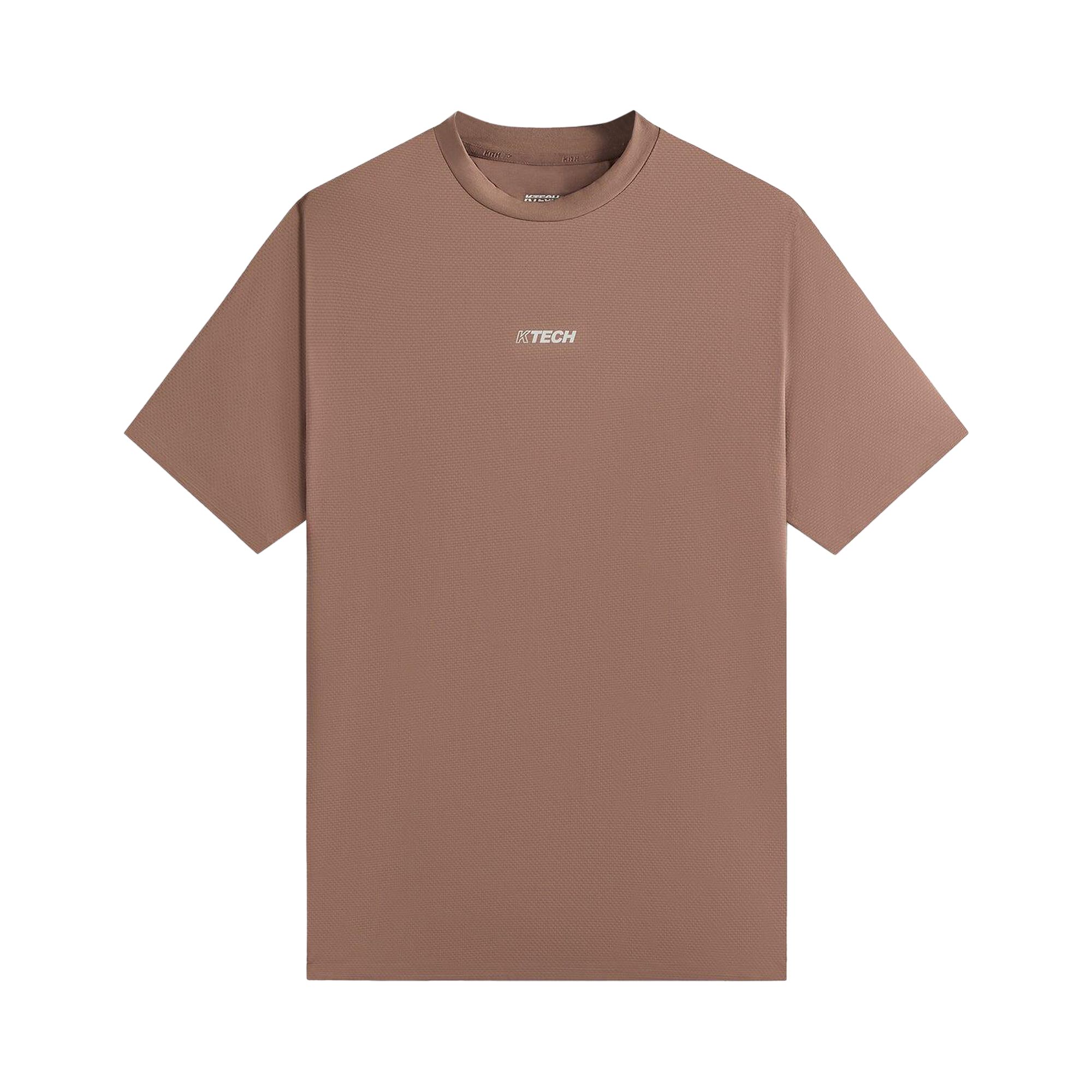 Pre-owned Kith Honeycomb Tech Heathrow Tee 'dusty Mauve' | Pink | Men's Size Xs
