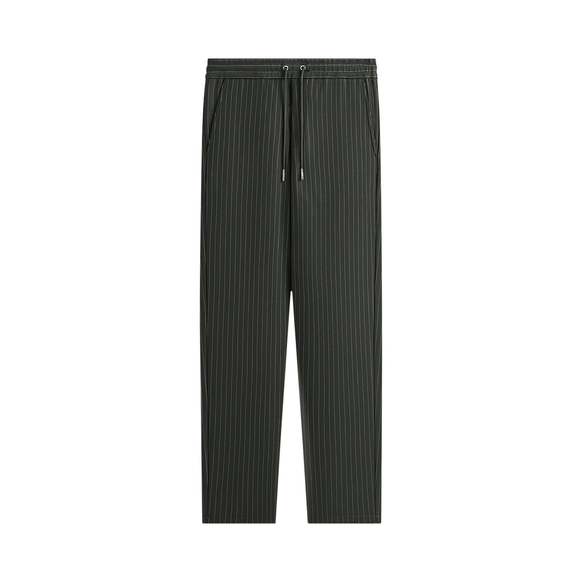 Pre-owned Kith Double Weave Elmhurst Pant 'machine' | Black | Men's Size Xl