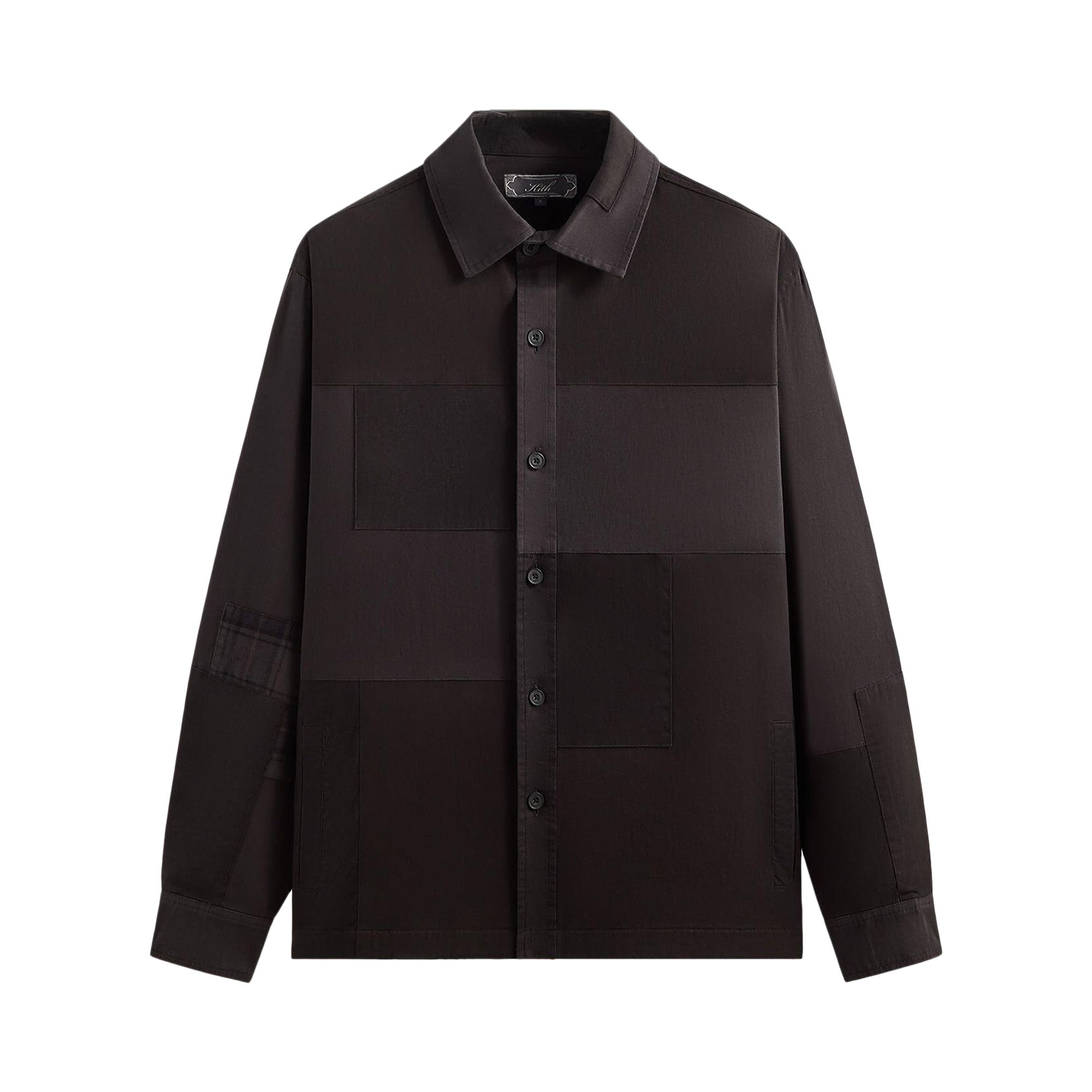 Pre-owned Kith Garment Dyed Isaiah Buttondown 'carbon' | Black | Men's Size M