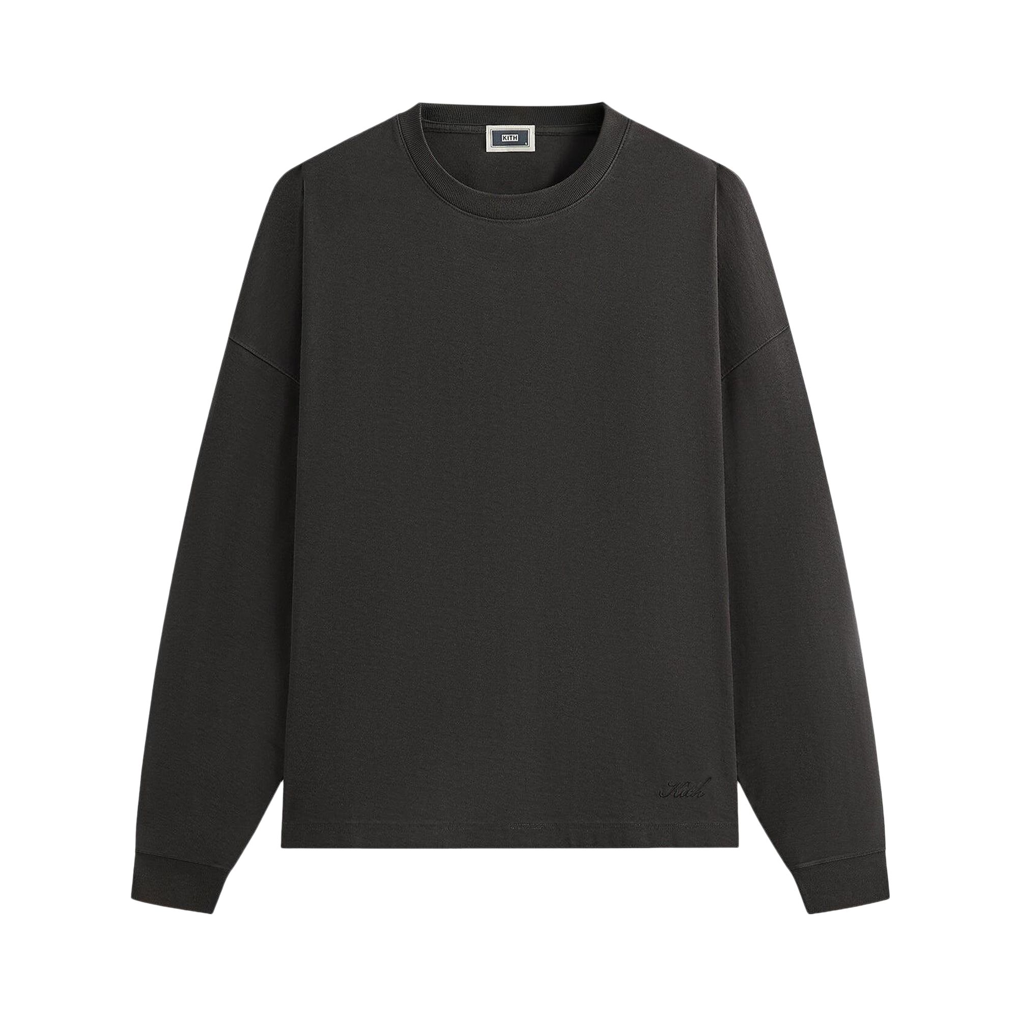 Pre-owned Kith Long-sleeve Lawson Tee 'black' | Men's Size Xxl
