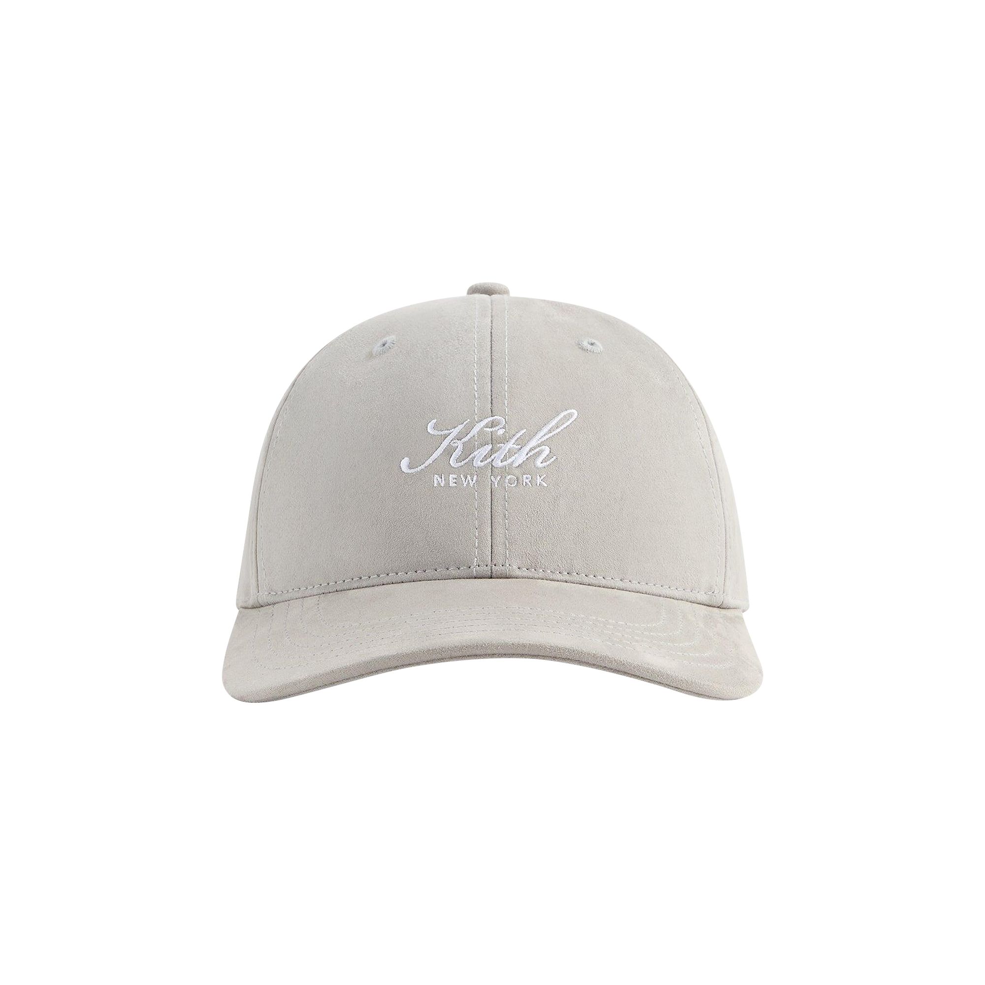 Pre-owned Kith Microsuede Aaron Classic Cap 'culver' | White | Men's Size Onesize