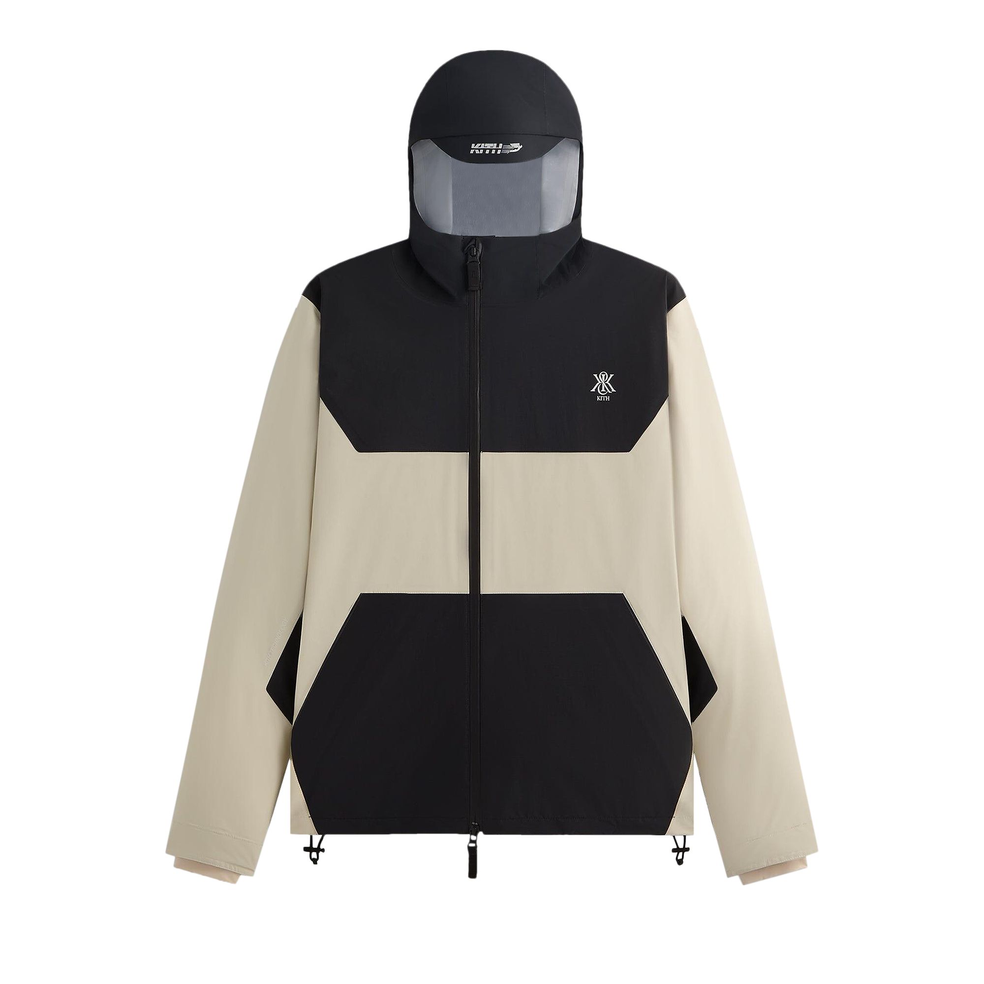 Pre-owned Kith Makai Bonded Tech Jacket 'alabaster' | Cream | Men's Size Xl In White