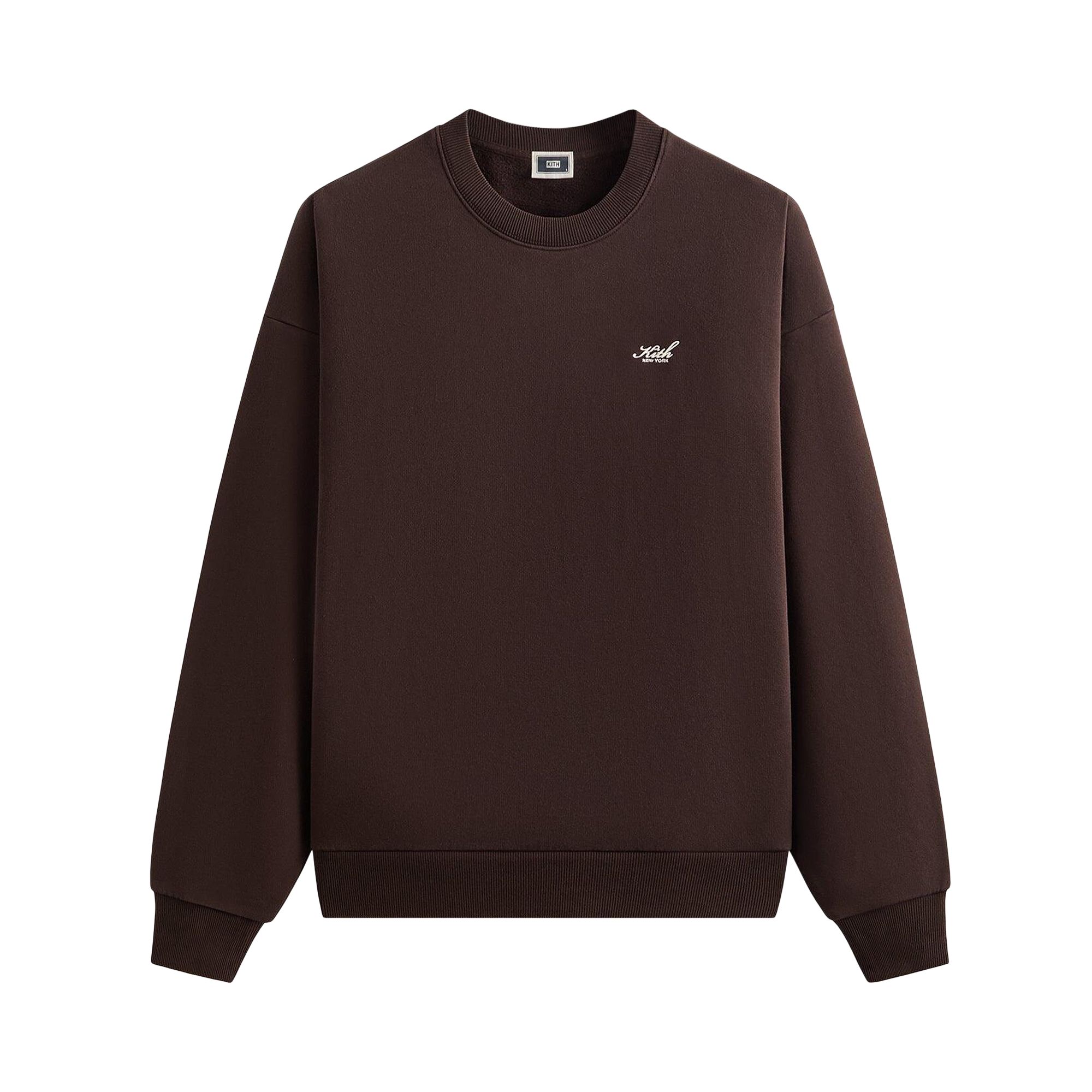 Pre-owned Kith Nelson Crewneck 'kindling' | Brown | Men's Size Xxl