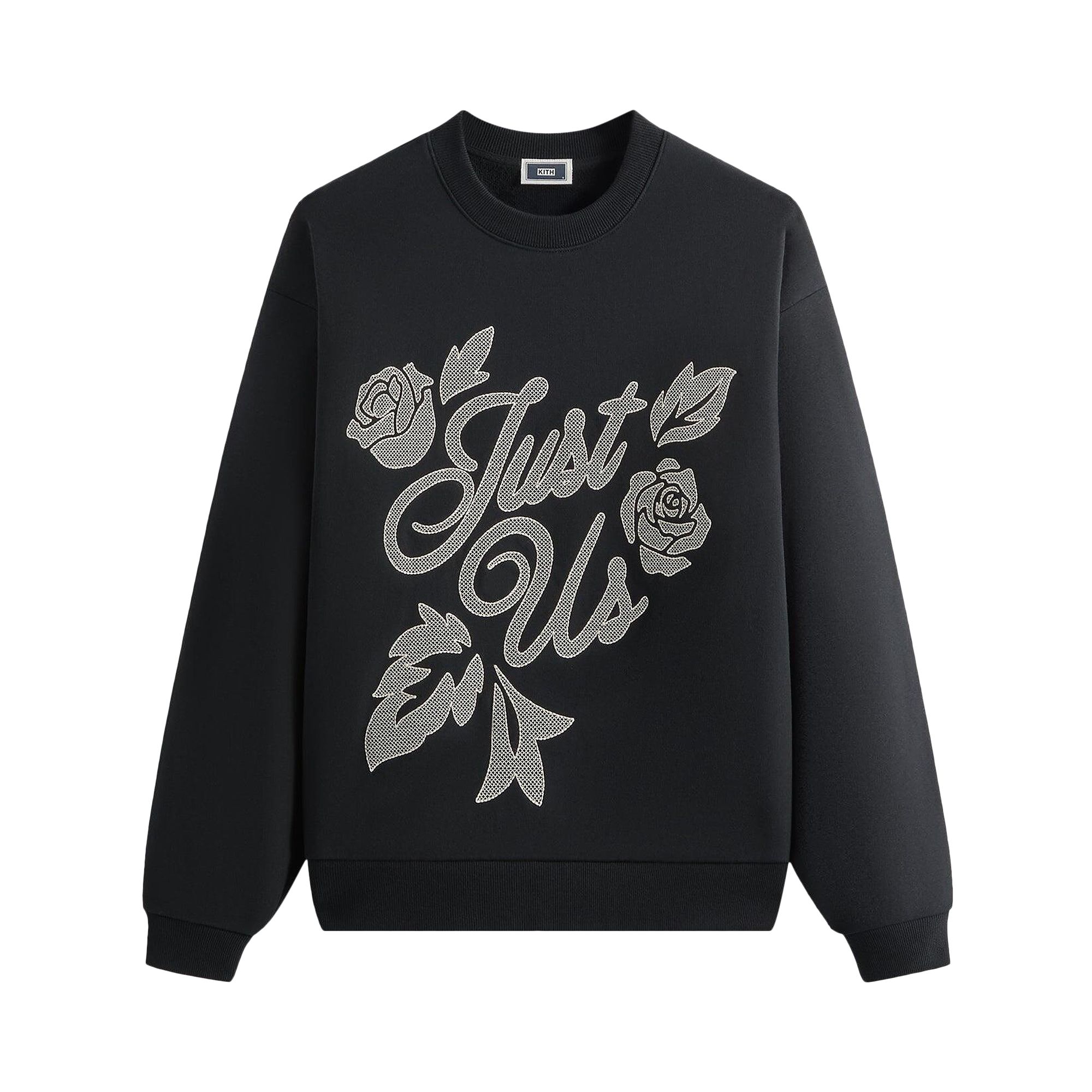Pre-owned Kith Nelson Just Us Crewneck Sweatshirt 'black' | Men's Size S