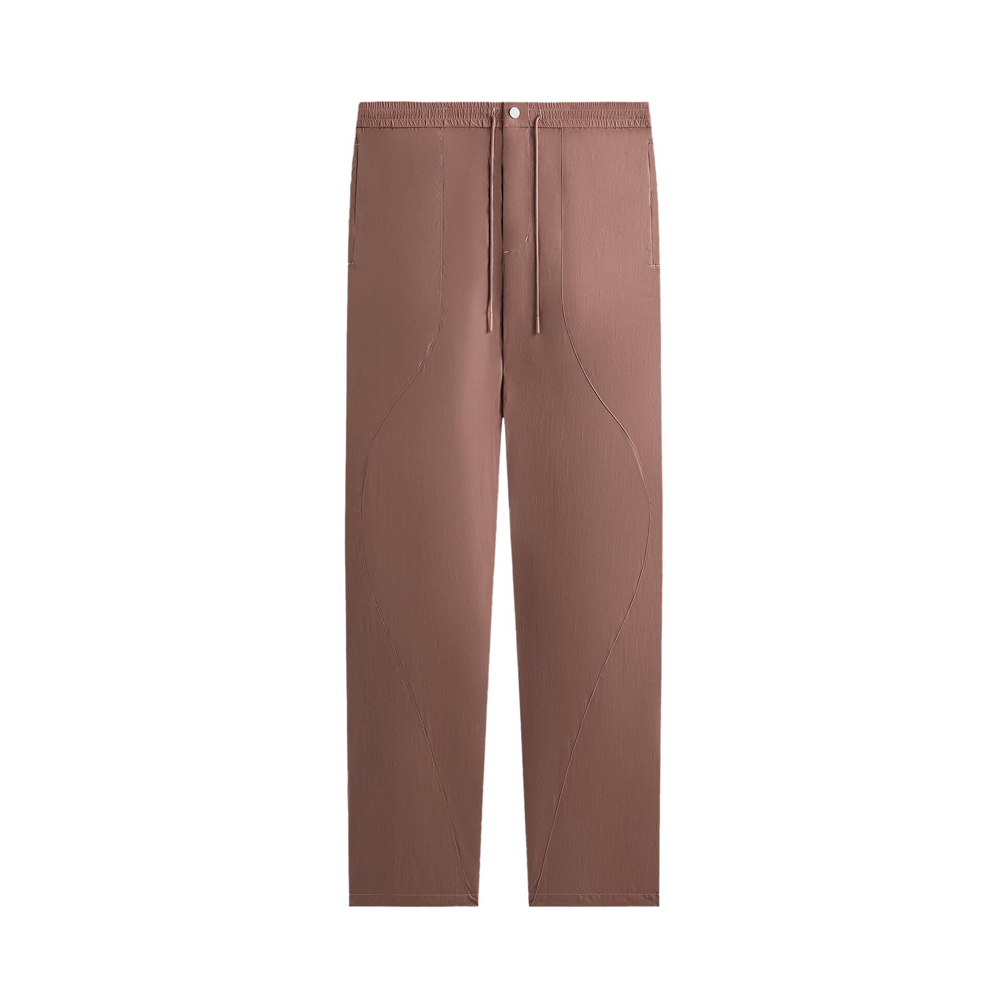 Pre-owned Kith Seamed Nylon Bolt Pant 'dusty Mauve' | Pink | Men's Size Xs