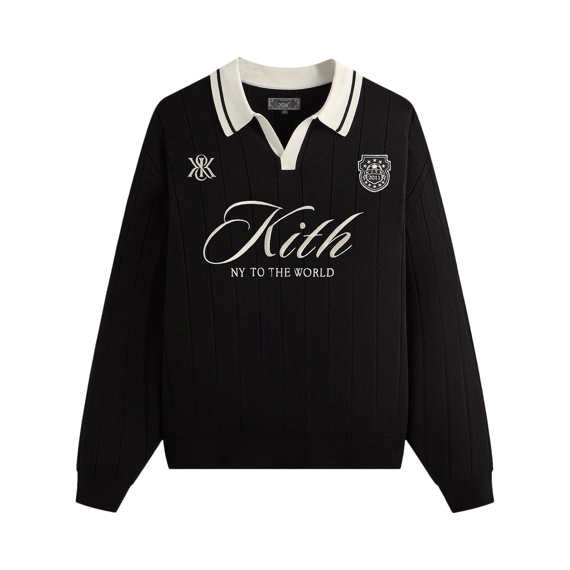 Pre-owned Kith Rugby Pullover Sweater 'black' | Men's Size Xxl