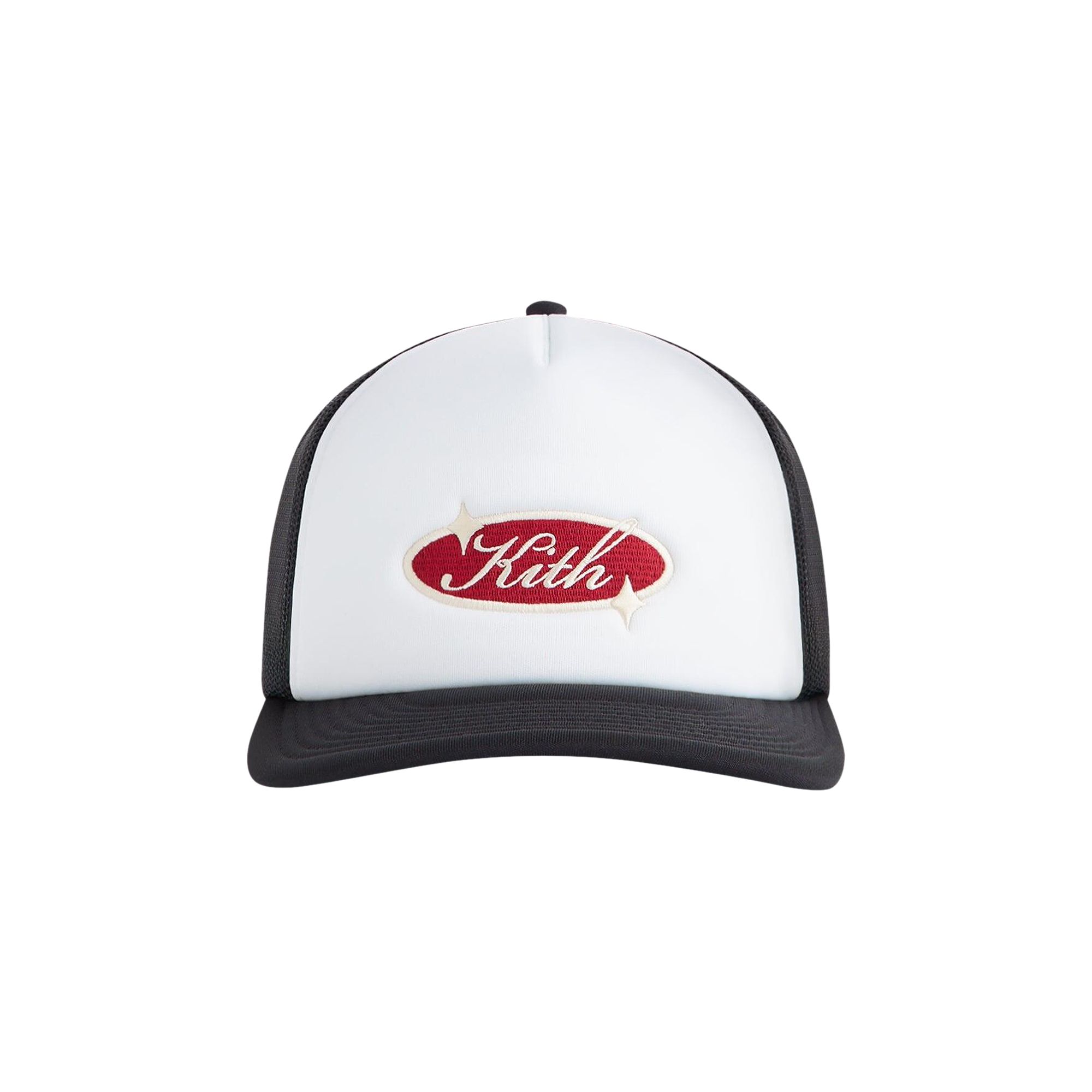 Pre-owned Kith Poly Foam Nolan Trucker Hat 'black' | Men's Size Onesize