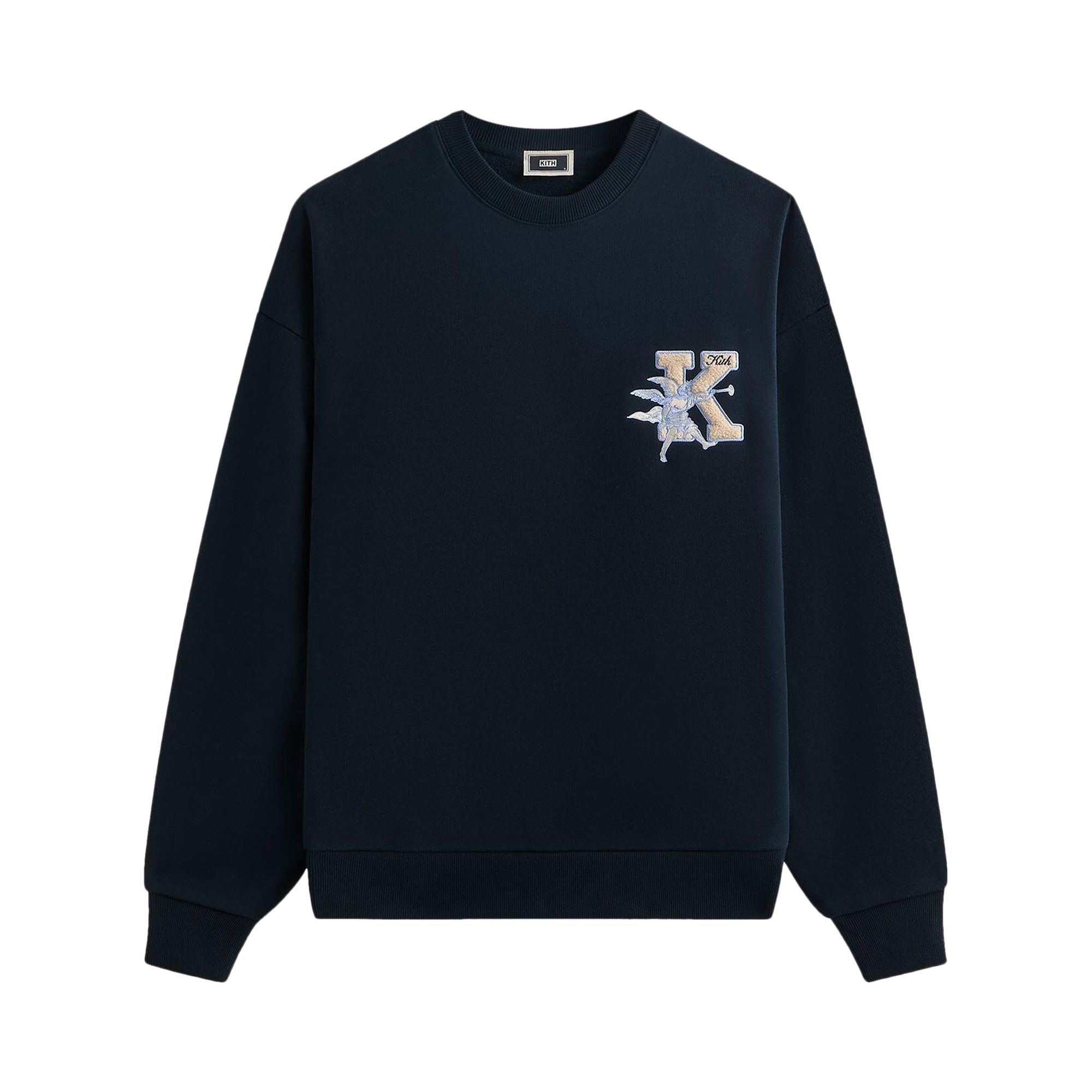 Pre-owned Kith Radiant Nelson Crewneck 'nocturnal' | Black | Men's Size L