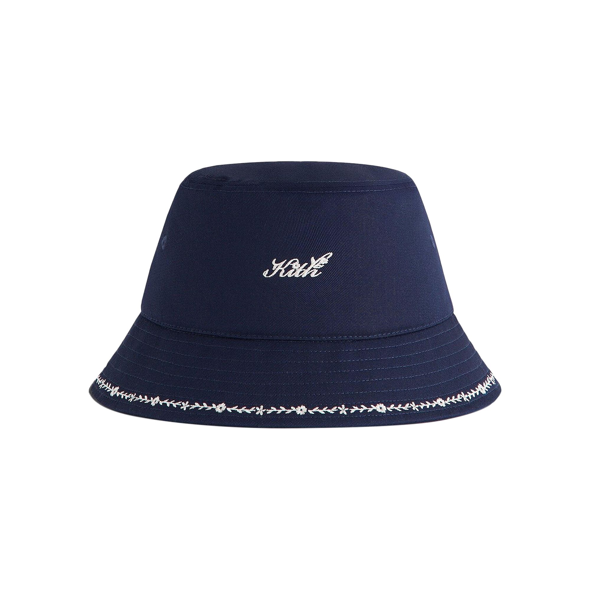 Pre-owned Kith Twill Dawson Bucket 'nocturnal' | Black | Men's Size Onesize