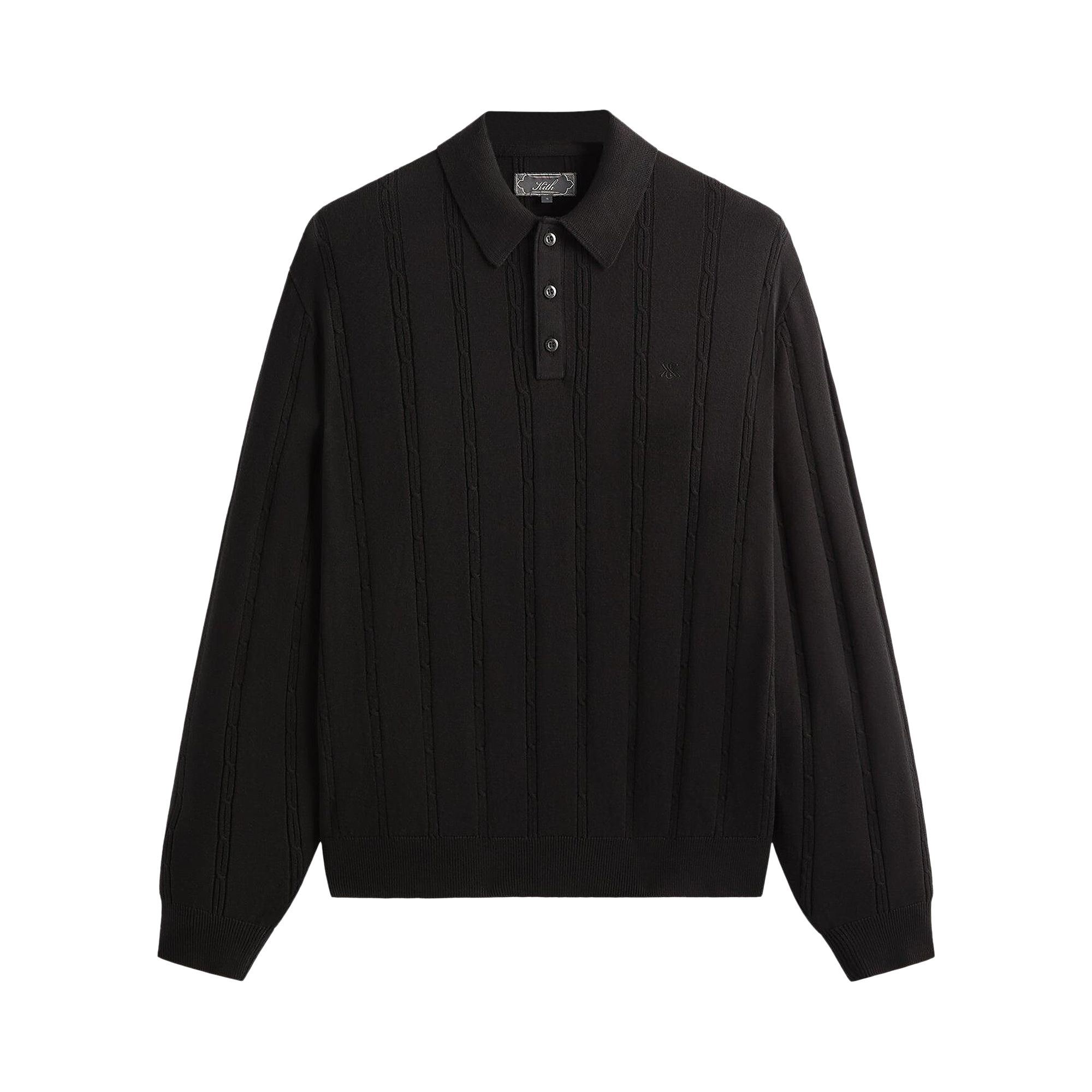 Pre-owned Kith Tilden Long-sleeve Pullover 'black' | Men's Size Xxl