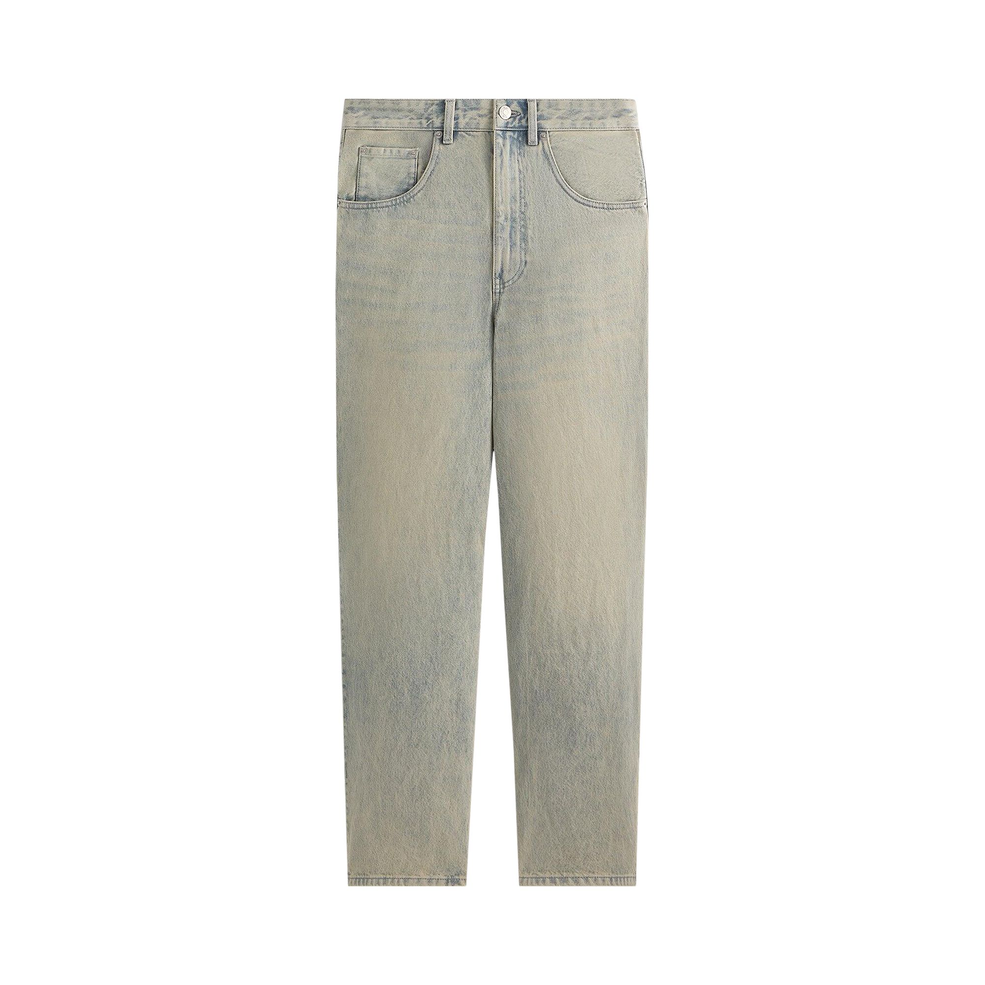 Pre-owned Kith The Prospect Grand 'keaton Wash' | Blue | Men's Size 32