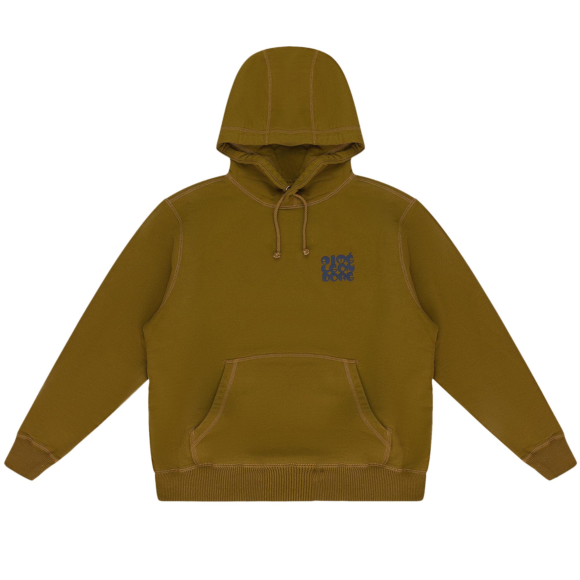 Pre-owned Aimé Leon Dore Stacked Logo Hoodie 'brown' | Men's Size S