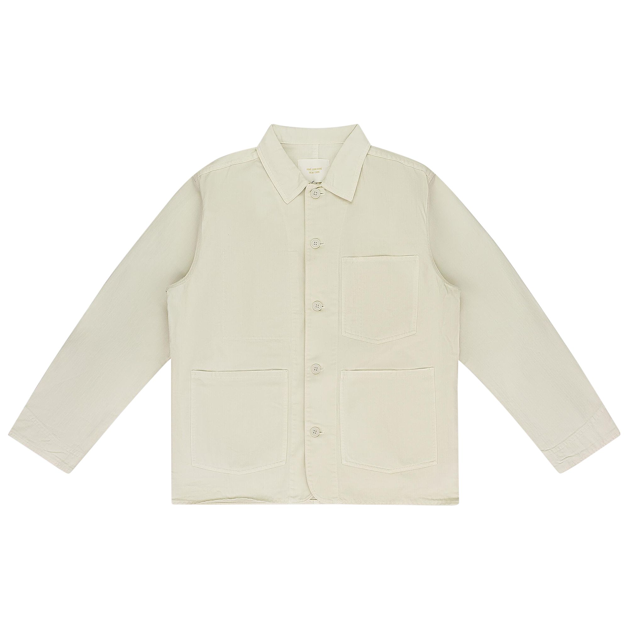 Pre-owned Aimé Leon Dore Garment Dyed Chore Jacket 'bone White' | Men's Size M
