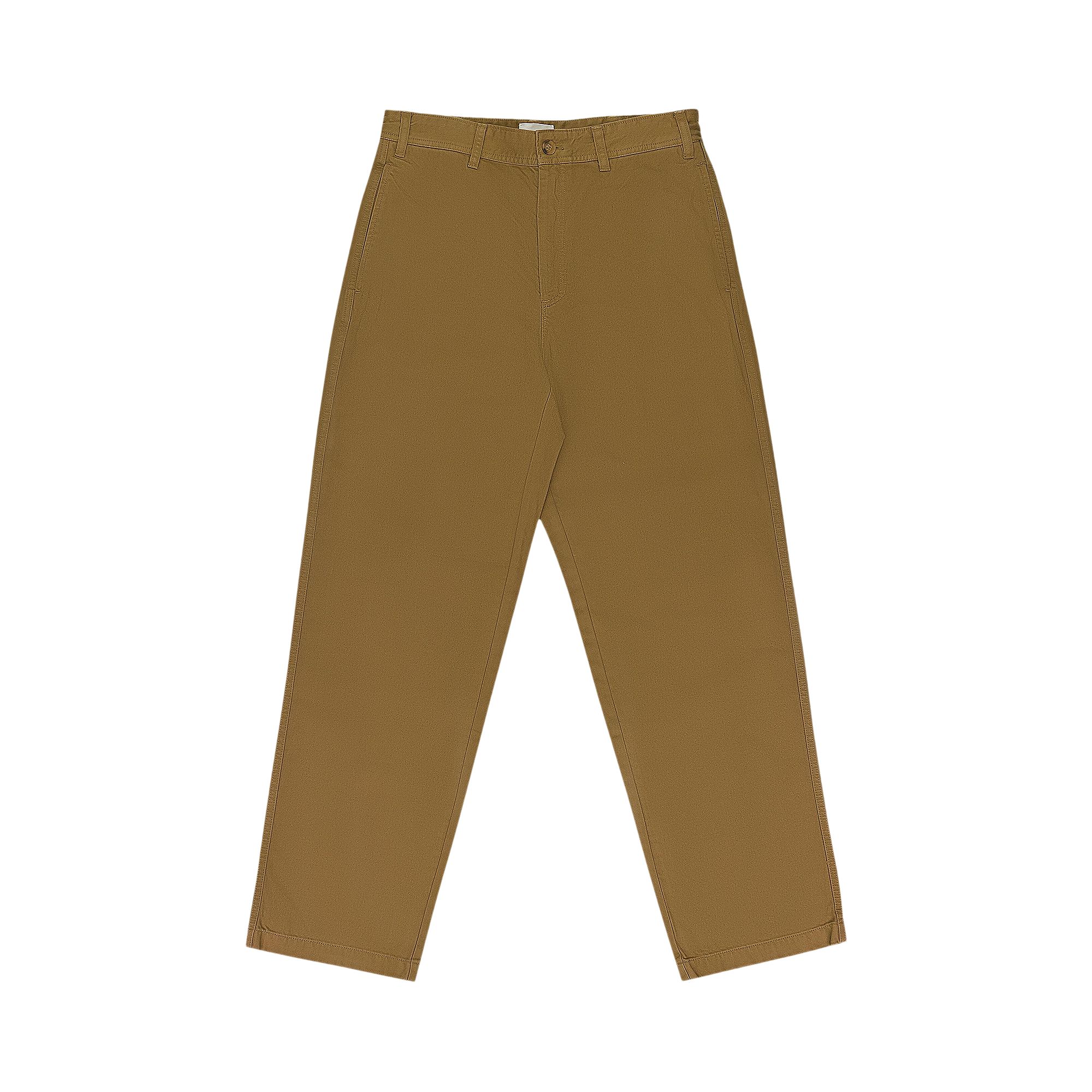 Pre-owned Aimé Leon Dore Garment Dyed Straight Fit Pants 'tapenade' | Brown | Men's Size M