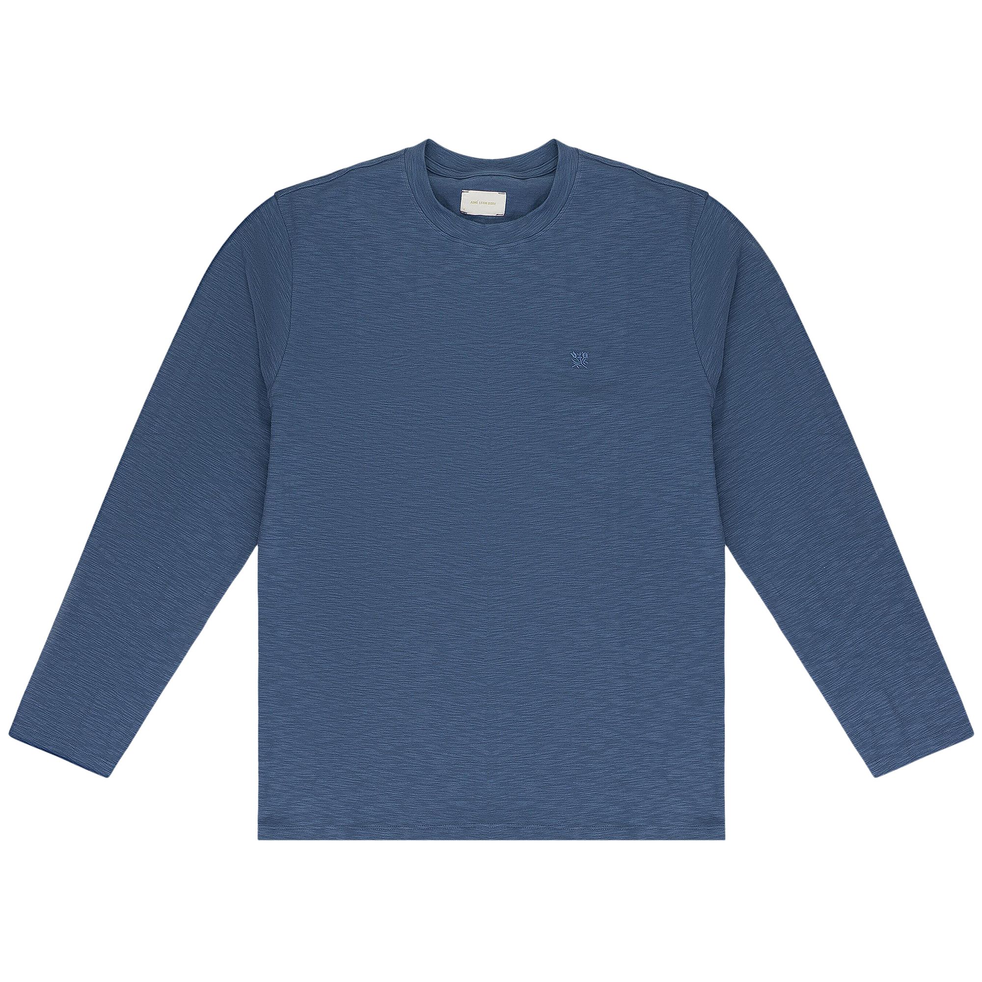 Pre-owned Aimé Leon Dore Summer Long-sleeve T-shirt 'vintage Indigo' | Blue | Men's Size Xs