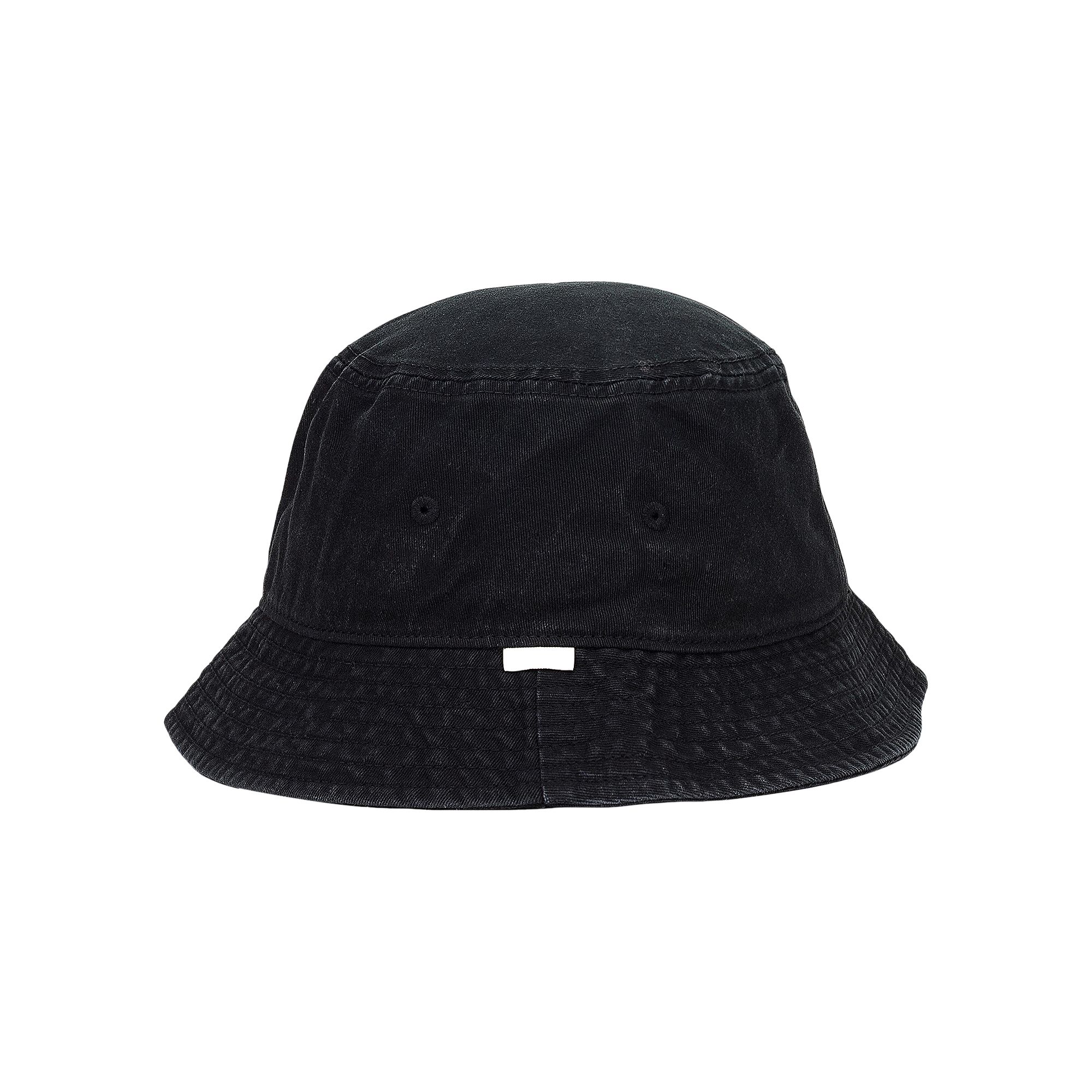 Pre-owned Aimé Leon Dore Black Washed Chino Bucket Hat 'jet Black' | Men's Size L/xl