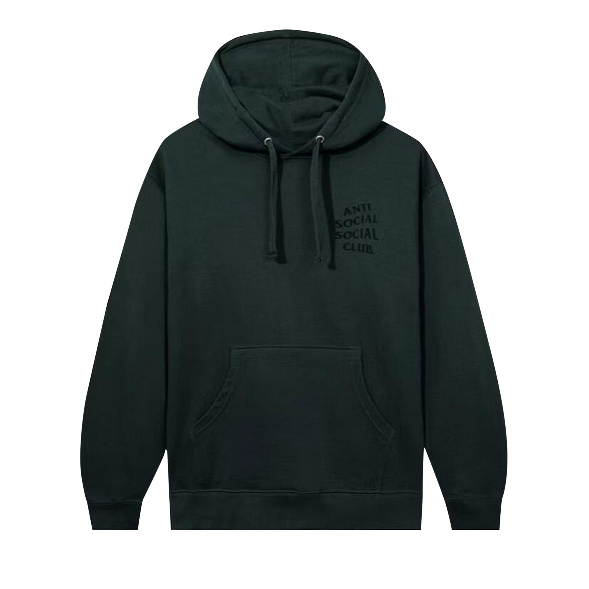 Pre-owned Anti Social Social Club Kkotch Hoodie 'alpine Green' | Men's Size Xxl