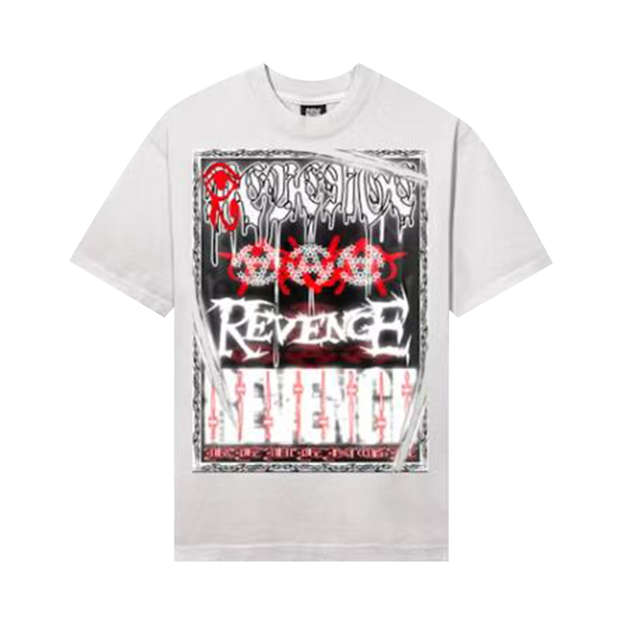 Pre-owned Revenge Fried Tee 'cement' | Grey | Men's Size L In Gray