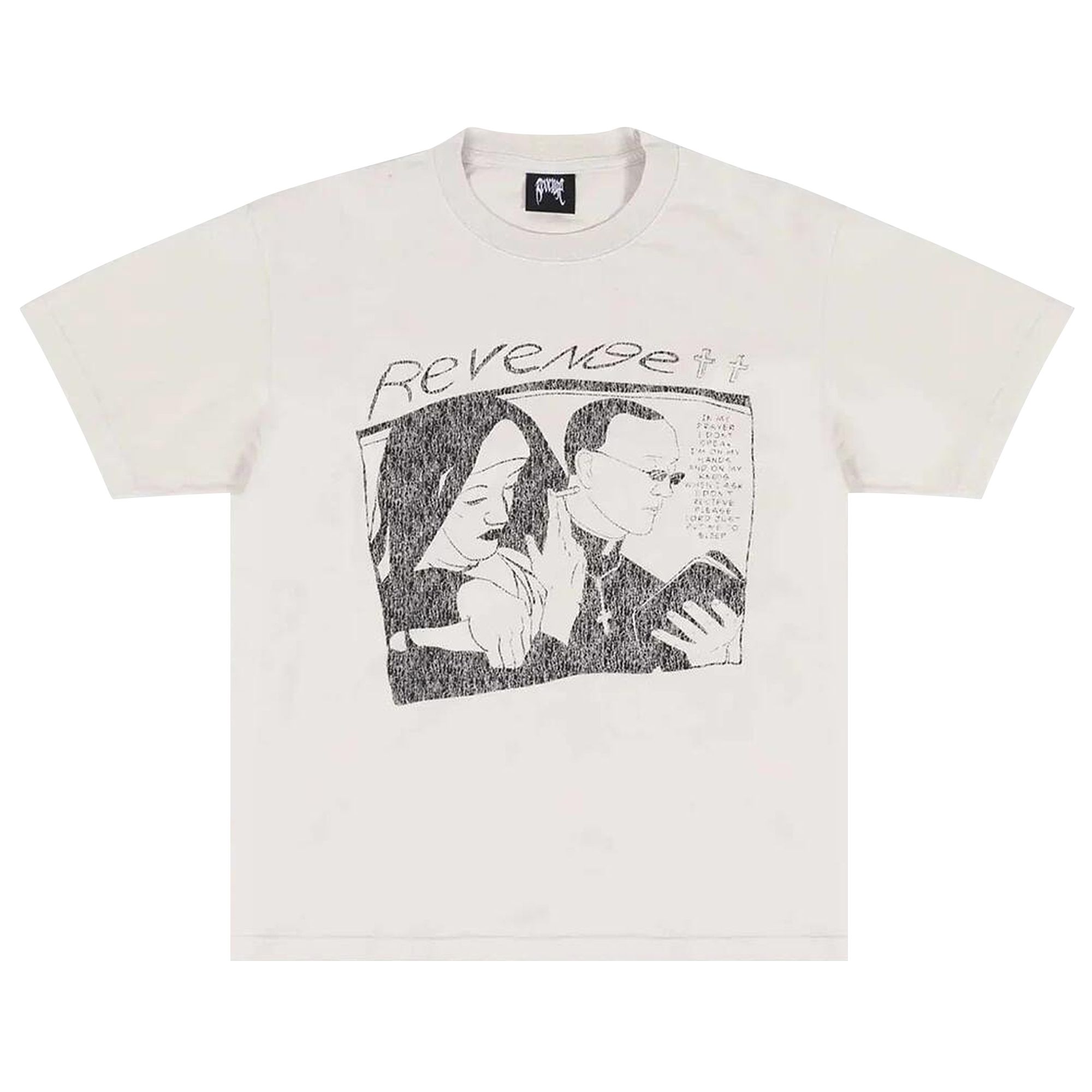 Pre-owned Revenge Heaven Sent Tee 'cement' | Grey | Men's Size L In Gray