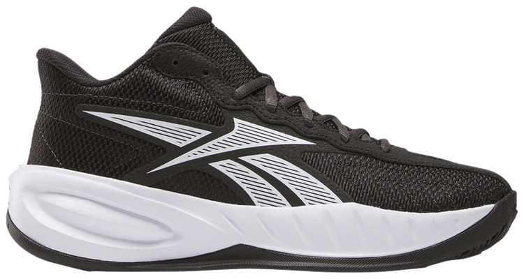 Reebok Press Big Kid Black White