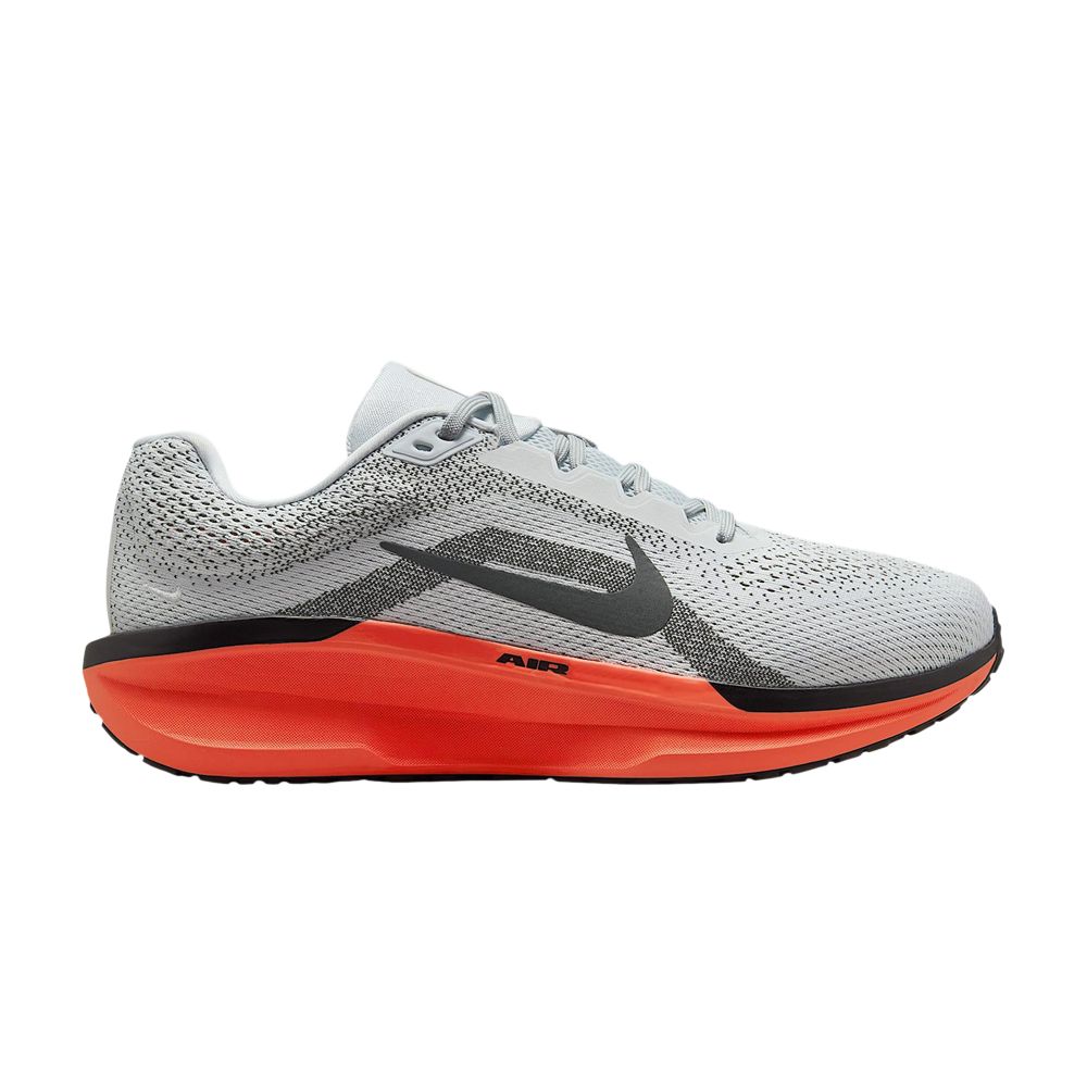 Nike Air Winflo 11 Extra Wide 'Pure Platinum Bright Crimson' | Grey | Men's Size 12 - FQ8937-003