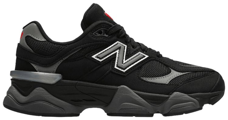 Buy New Balance 9060 Big Kid Wide 'Black Grey Silver' - GC9060OS W