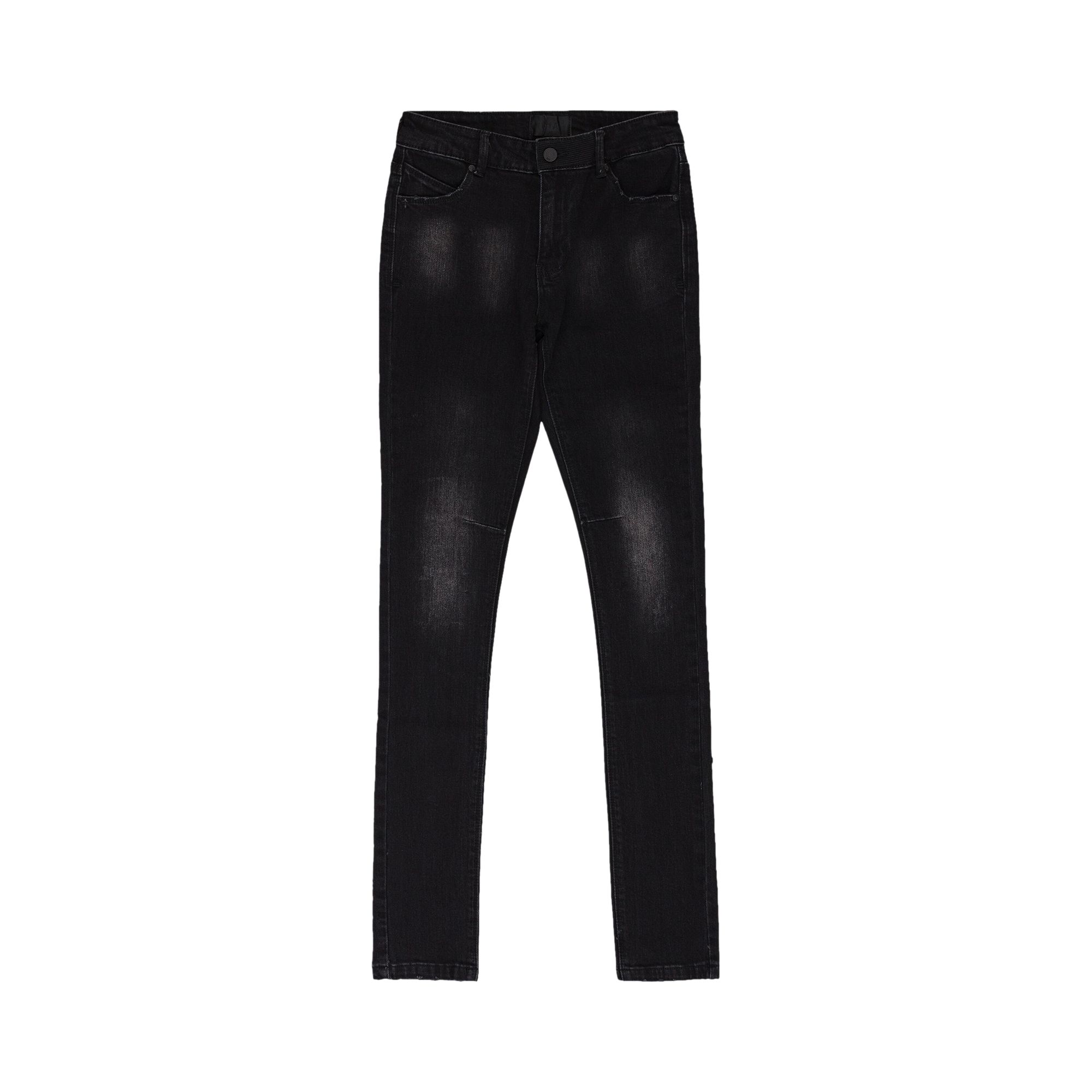 Pre-owned Rta Faded Distressed Skinny Jeans 'black' | Men's Size 28