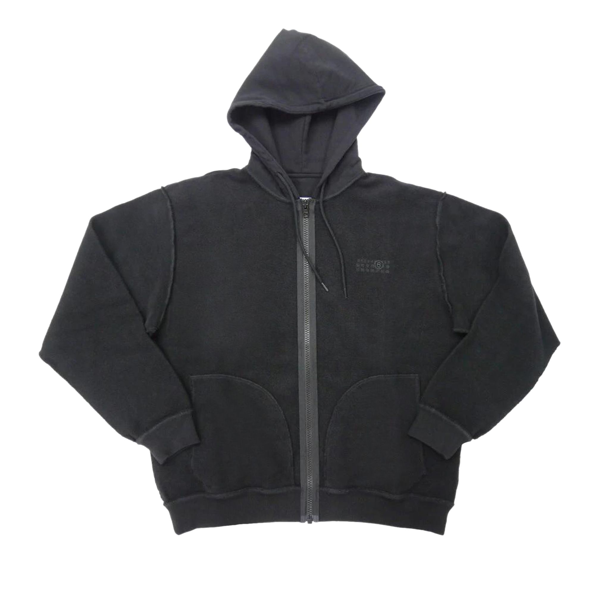 Pre-owned Mm6 Maison Margiela Brushed Jersey Sweatshirt 'black' | Men's Size Xl