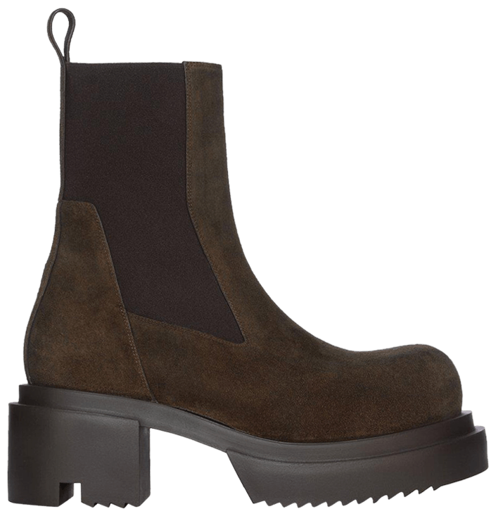 Rick Owens Concordians Bogun Boot Washed Indigo