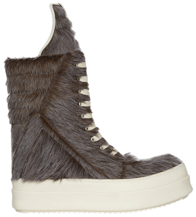 Rick Owens Concordians Mega Geobasket Indigo Cowhide