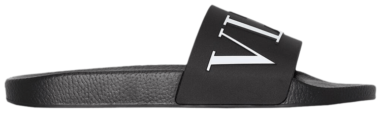 Valentino VLTN Rubber Slider Black