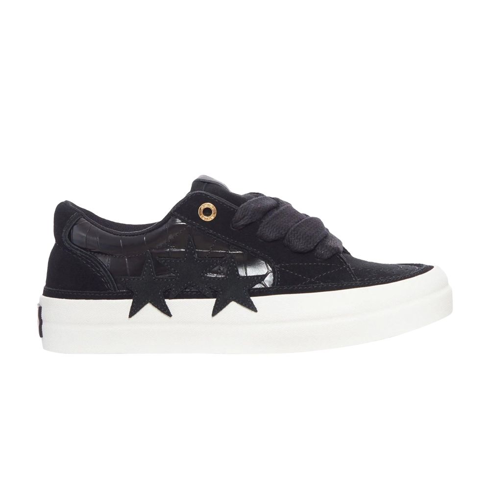 Pre-owned Amiri Sunset Skate Low 'croc Debossed - Black' | Men's Size 47