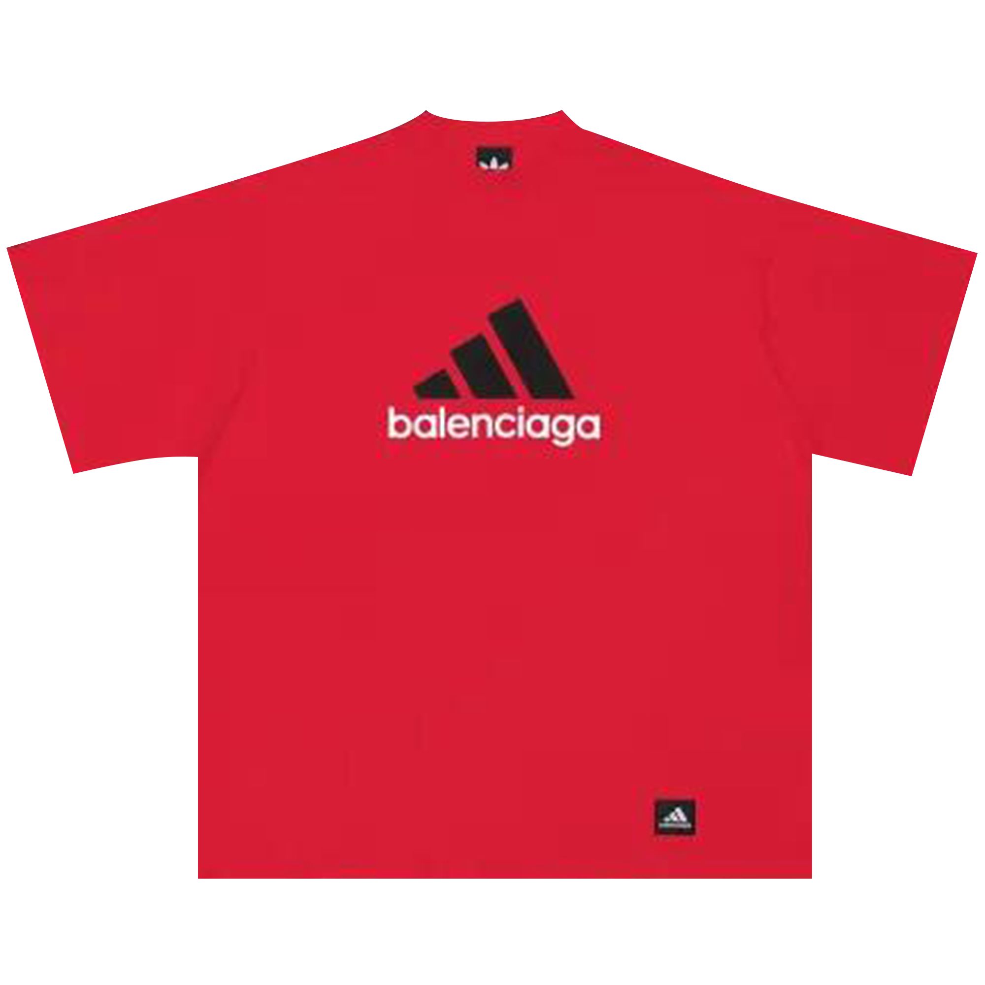 Pre-owned Balenciaga X Adidas Oversized T-shirt 'red' | Men's Size 1